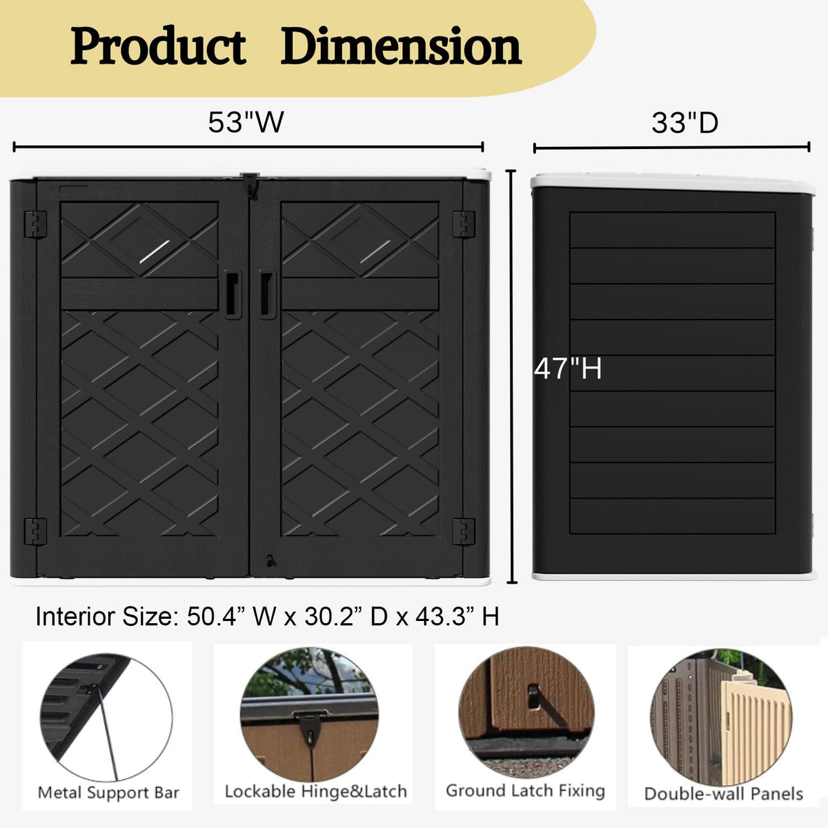 Large Outdoor Storage Shed
