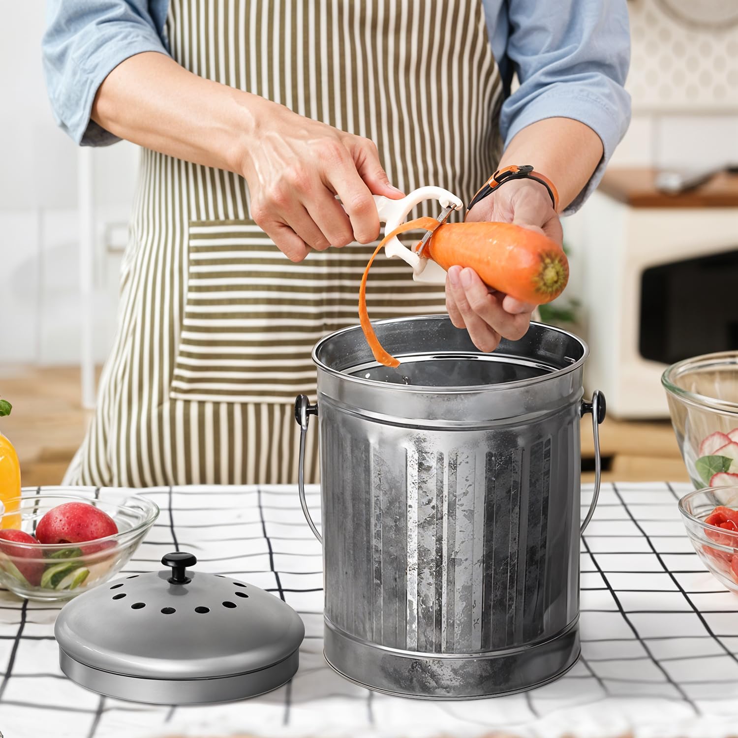 Countertop Compost Bin Kitchen Indoor