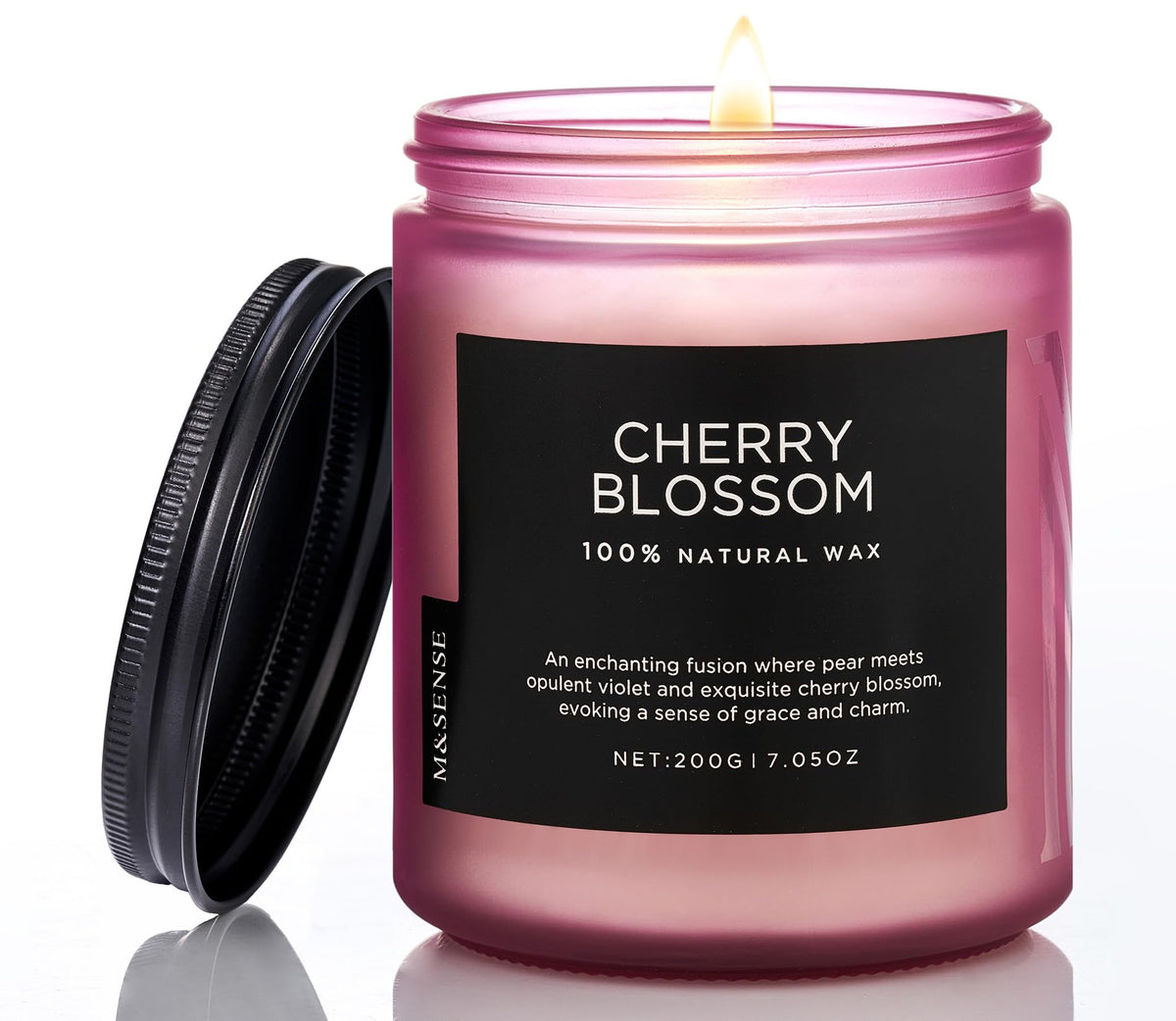 Cherry Blossom Scented Candles for Home (6 Ounce)