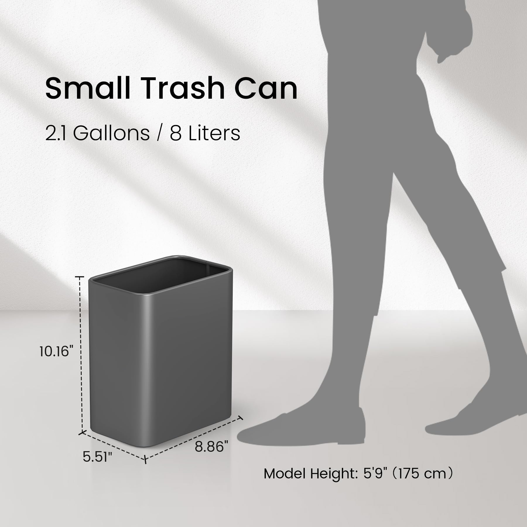Small Bathroom Trash Can