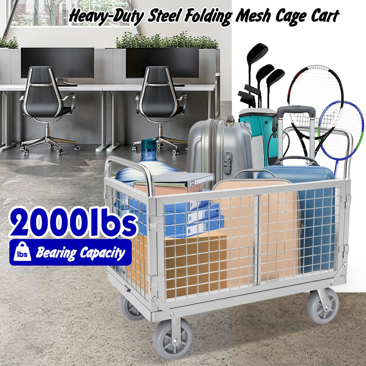 Platform Truck with Cage