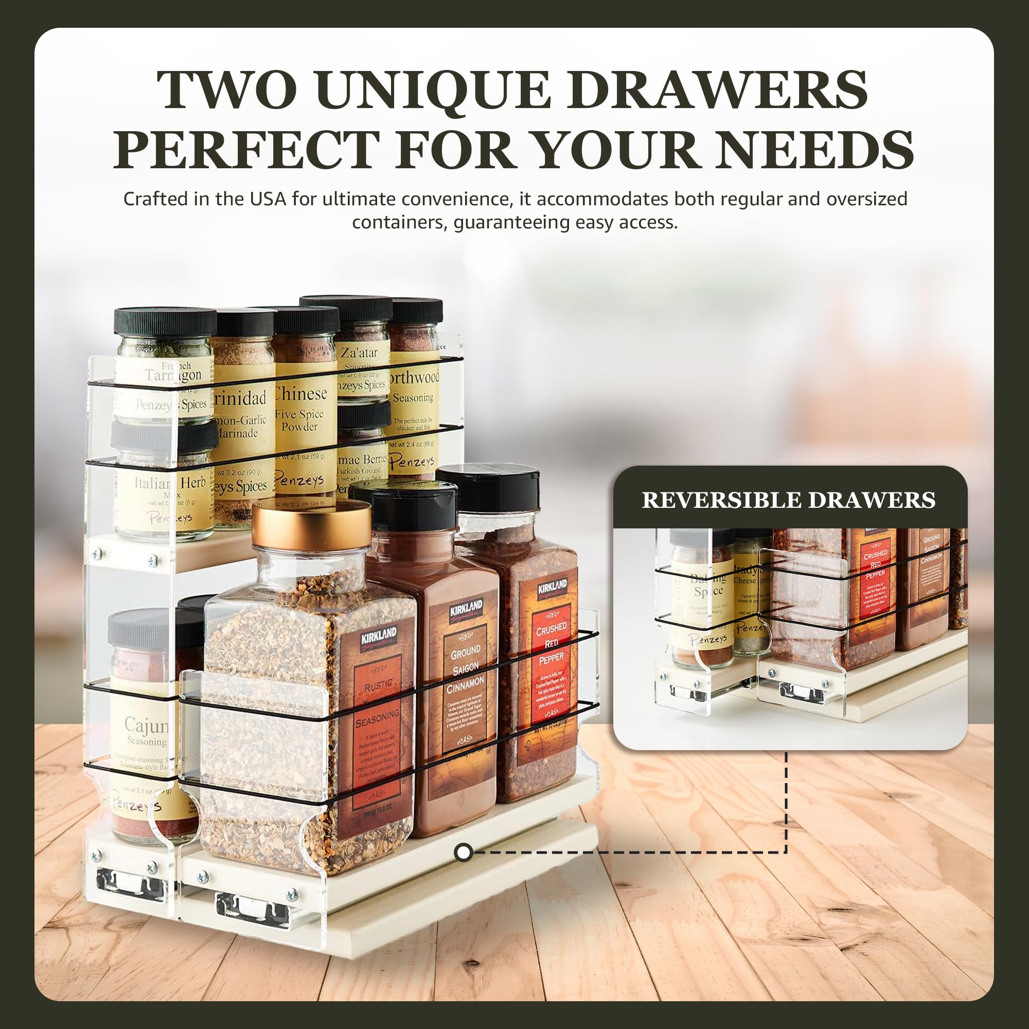 Combo Spice Rack Drawer