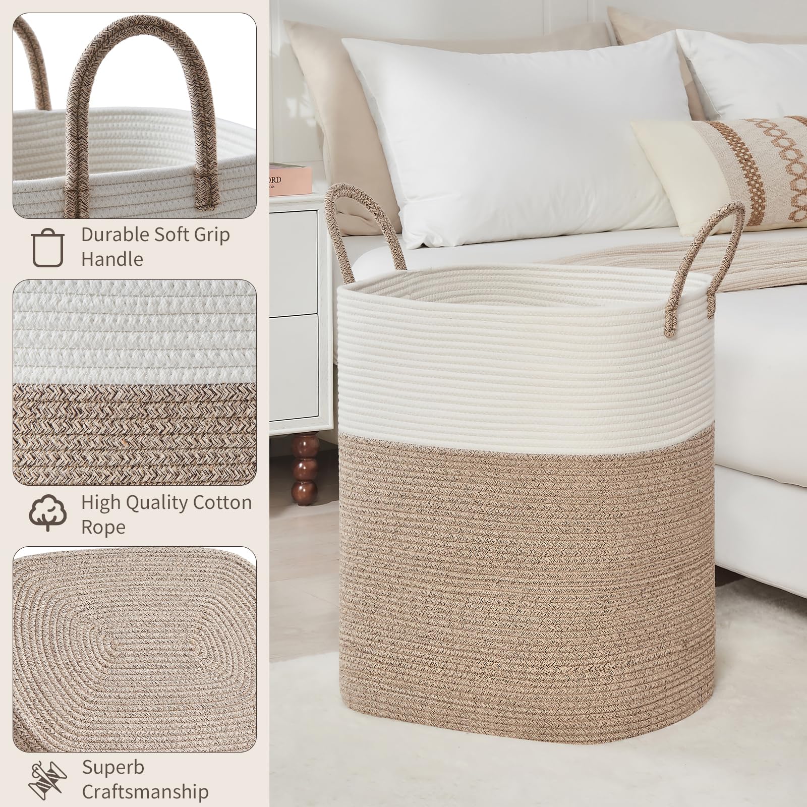 Laundry Basket with Handles