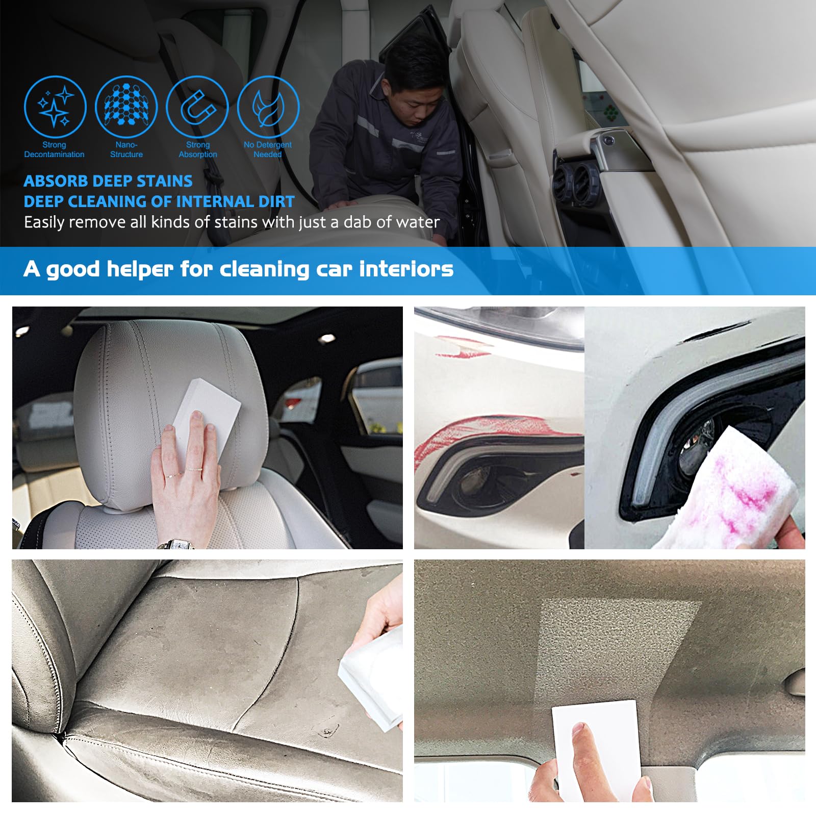 10Pack Melamine Sponges for Multi (10 Count)
