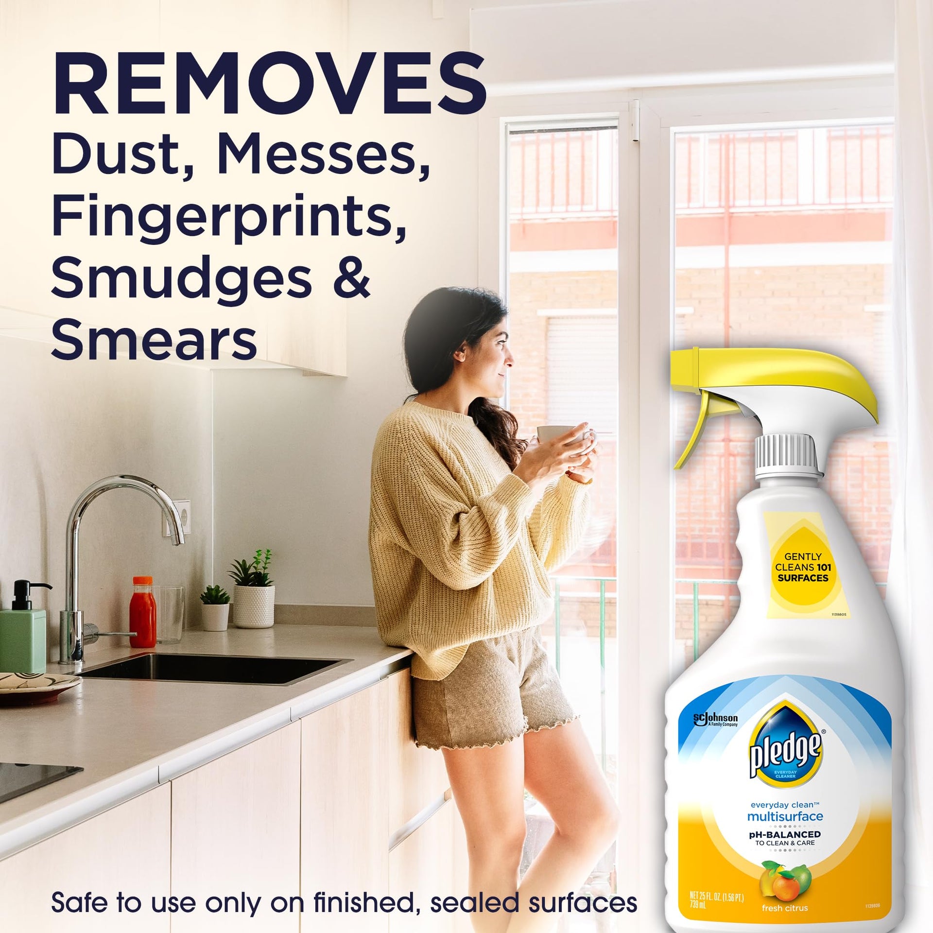 pH Balanced Multisurface Cleaner Spray for Everyday Care (25 Fl Oz)