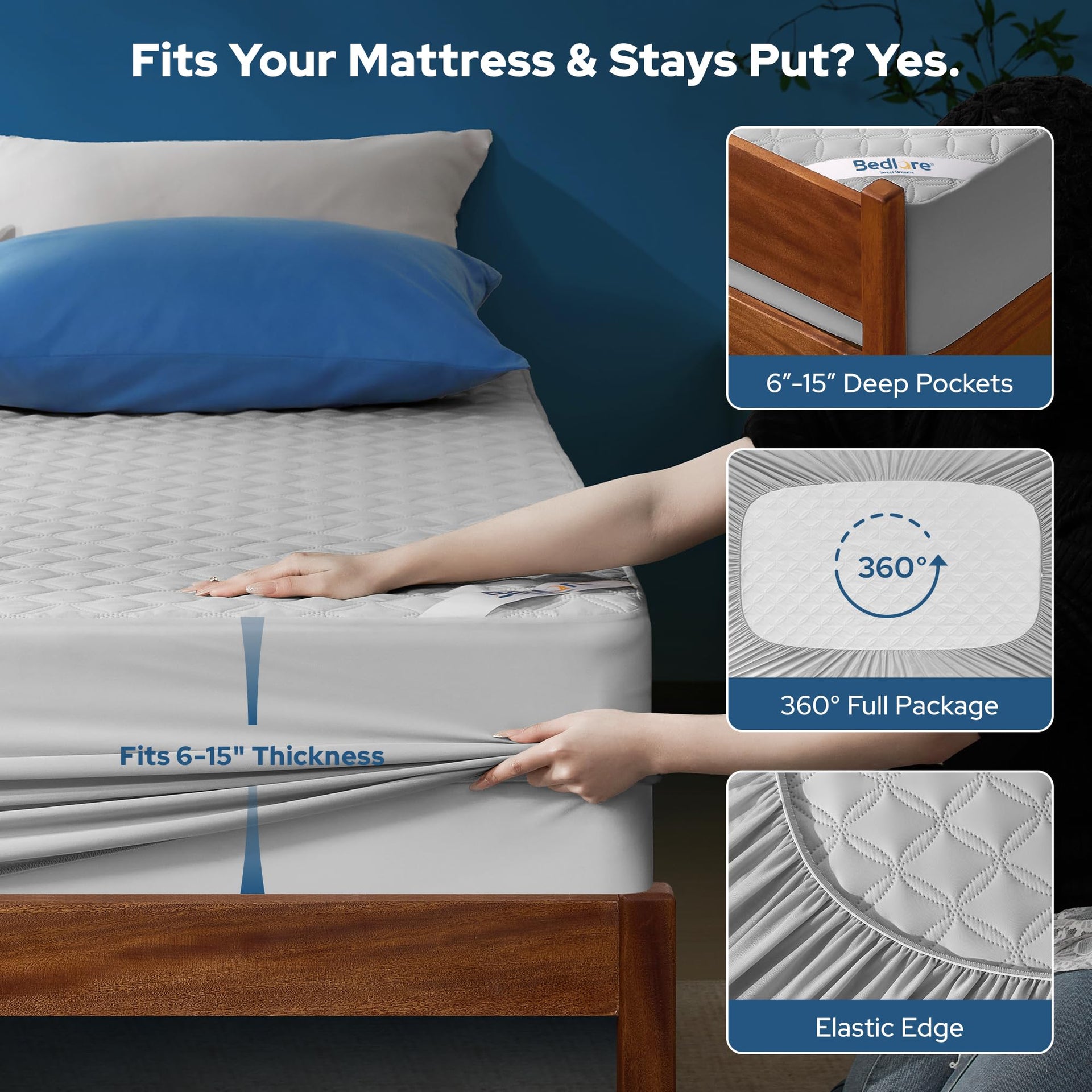 Waterproof Twin XL Mattress Protector