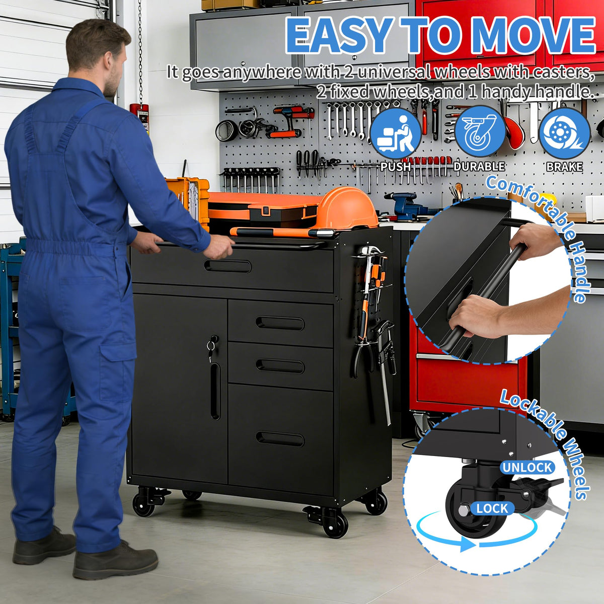 Metal Storage Cabinet for Garage