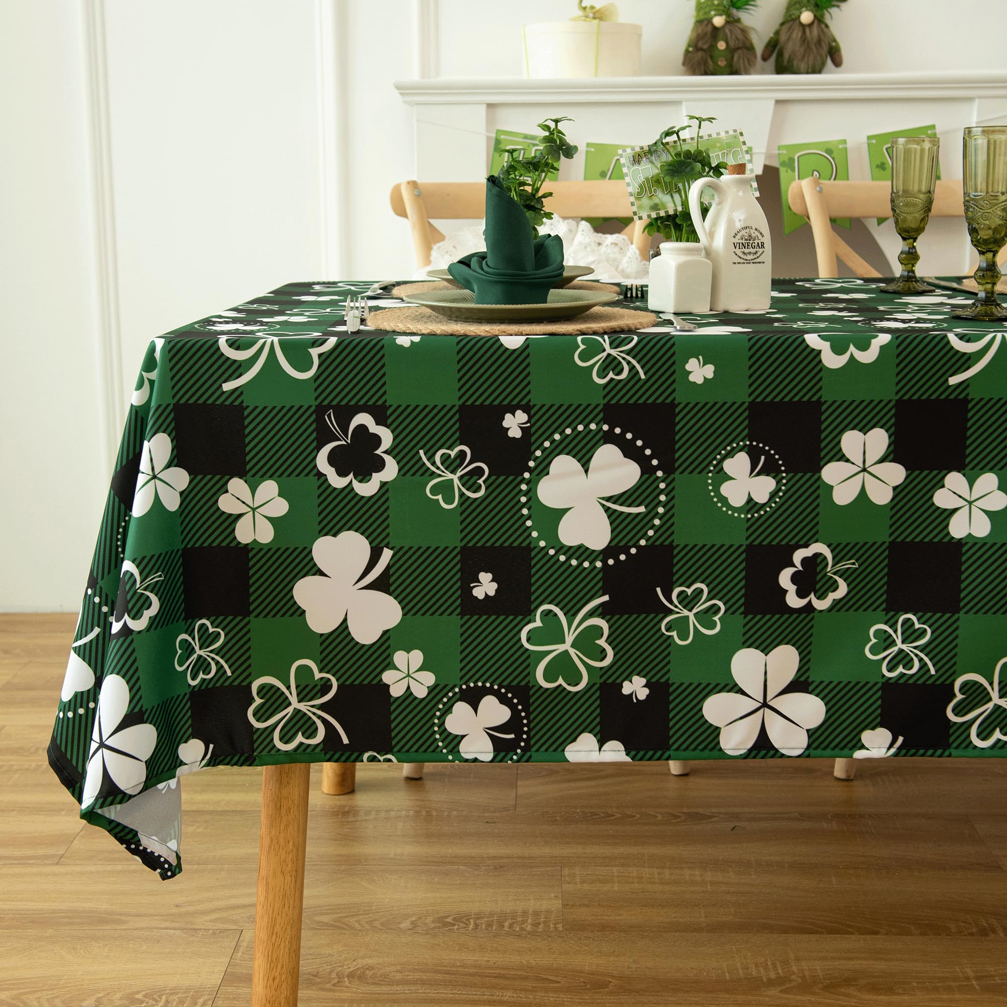Waterproof Celtic Plaid Tablecloth Fabric