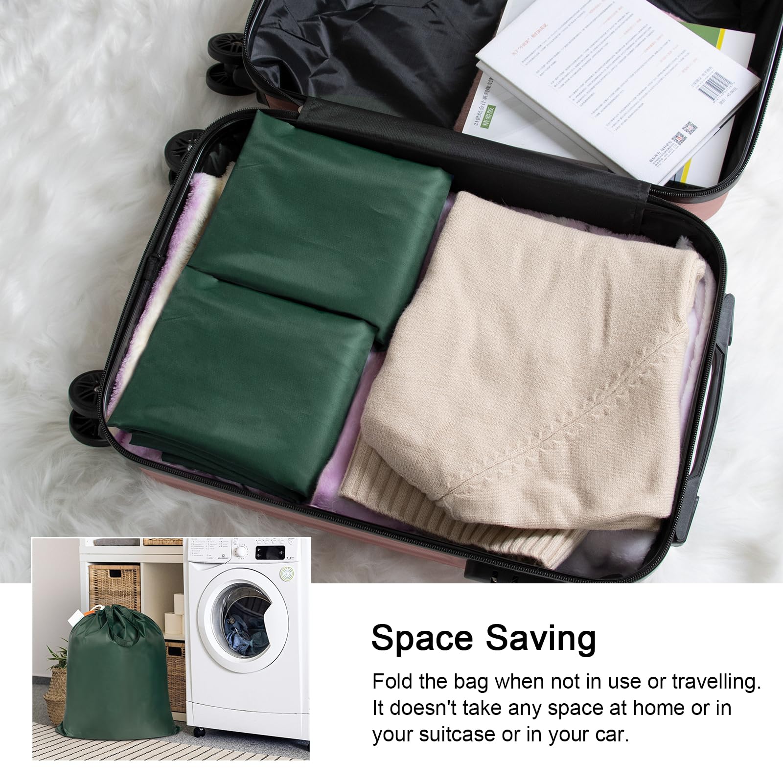 Extra Heavy Duty Laundry Bag with Handles