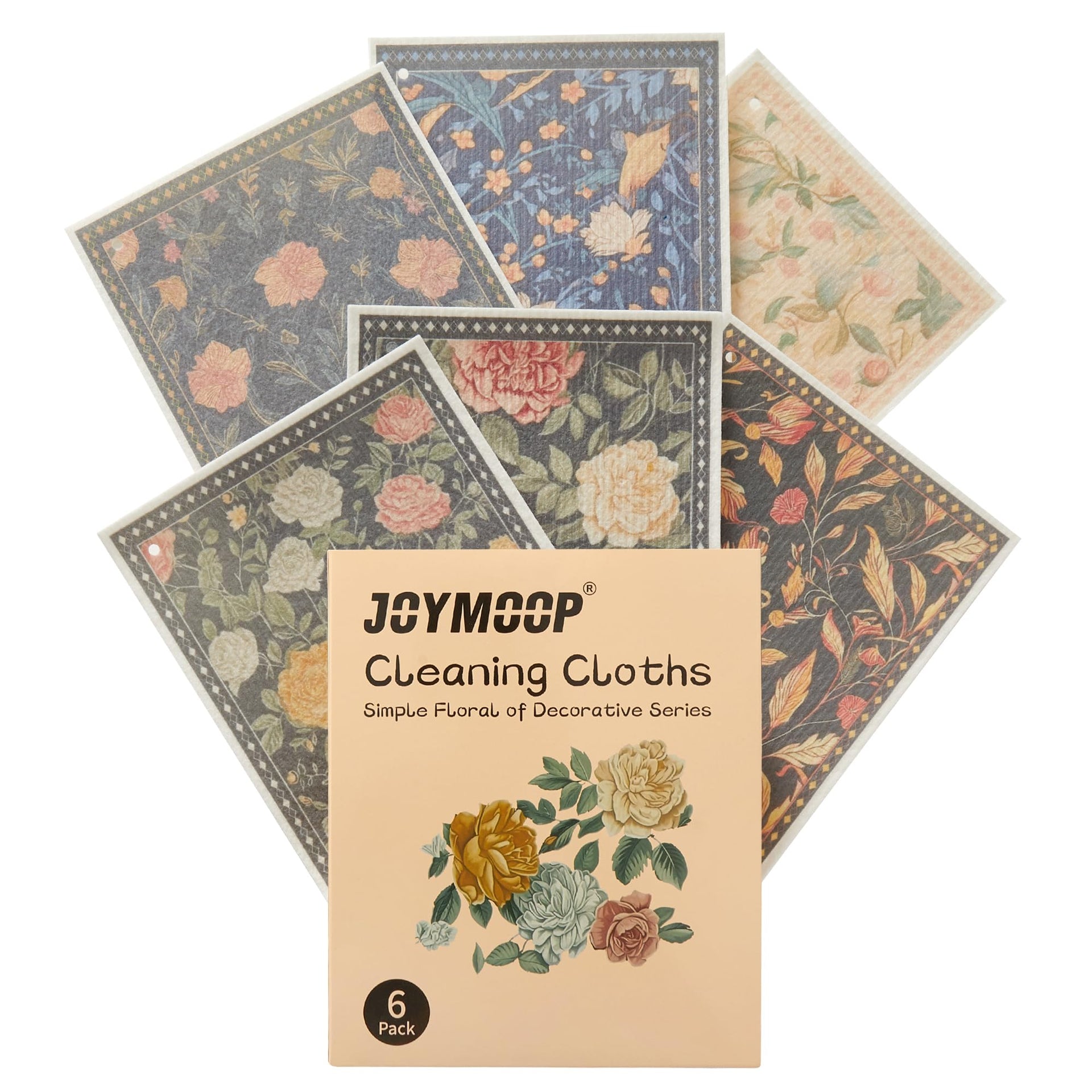6 Pack Dishcloths for Kitchen (6 Count)