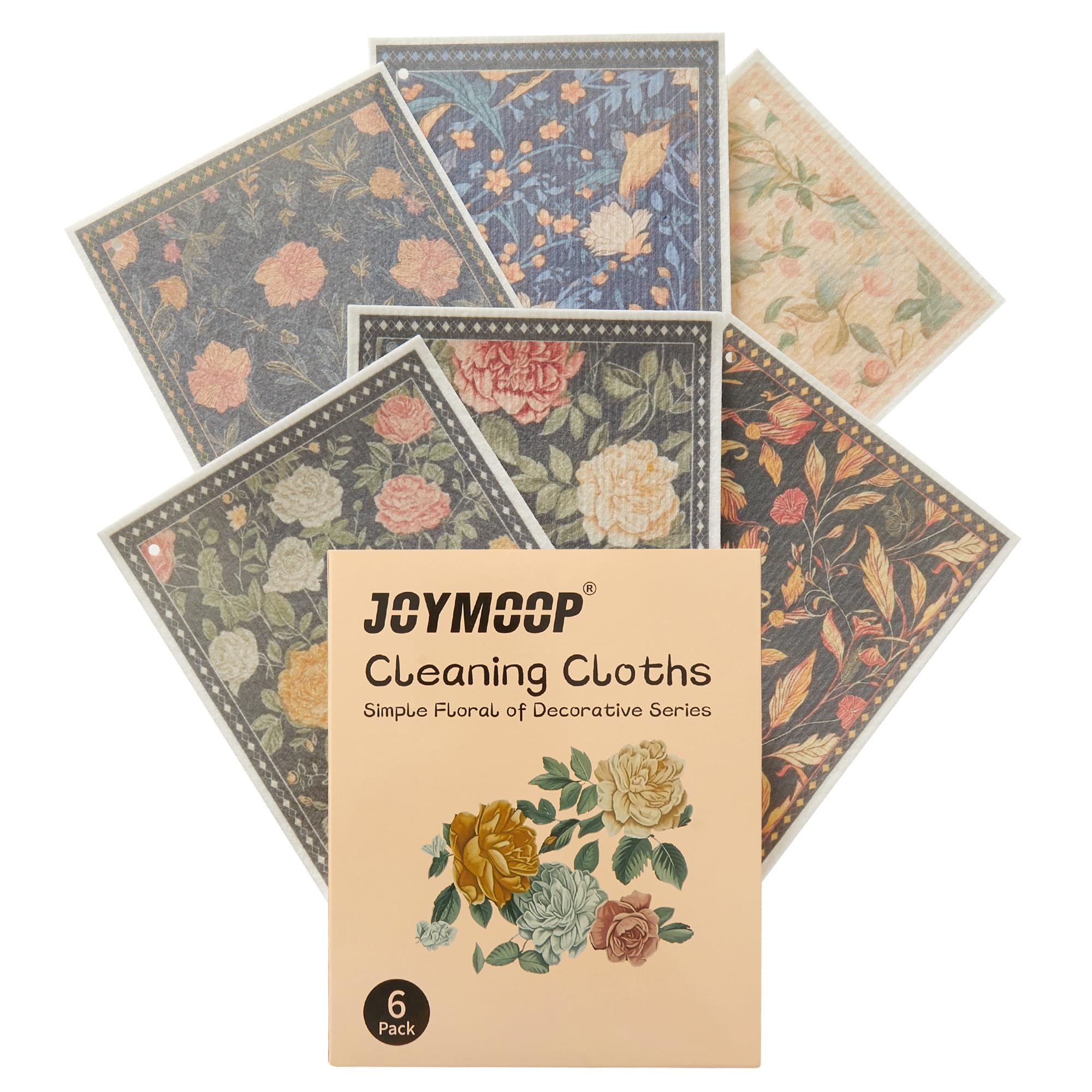 6 Pack Dishcloths for Kitchen (6 Count)