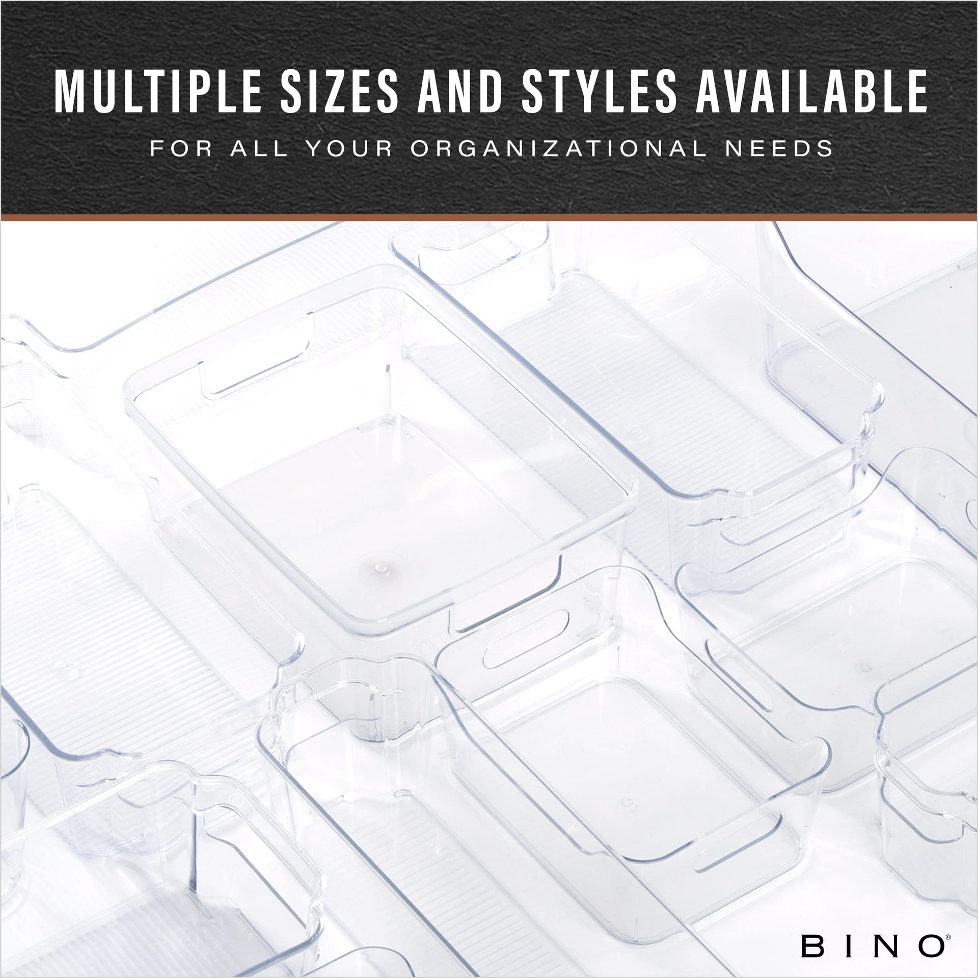 Plastic Storage Bins (2 Count)