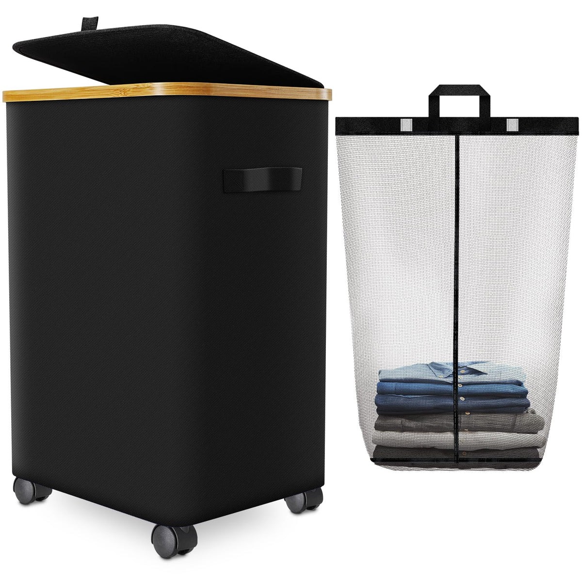 Laundry Hamper with Wheels