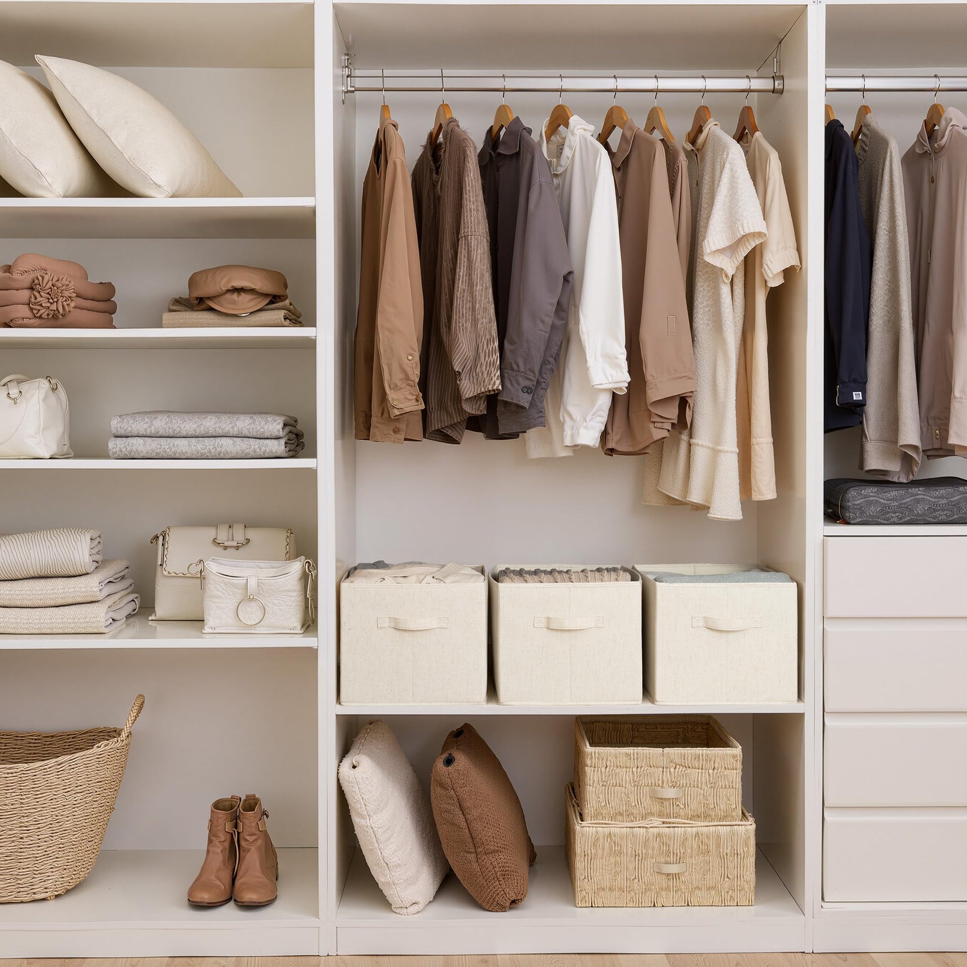 Closet Storage Bins (3 Count)