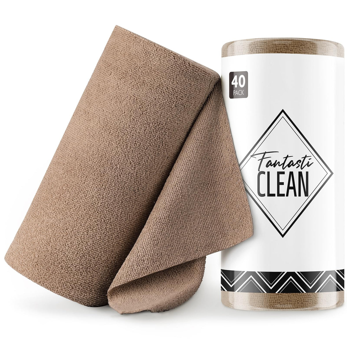 Microfiber Cleaning Cloth Roll (40 Count) - ModHome Supplies