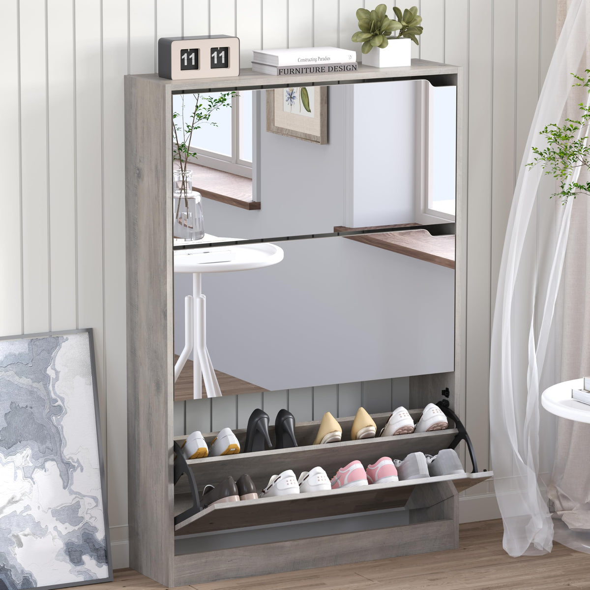 Shoe Cabinet with 3
