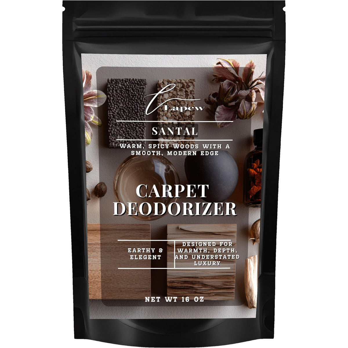 Santal Carpet Deodorizer Powder (16 Ounce)
