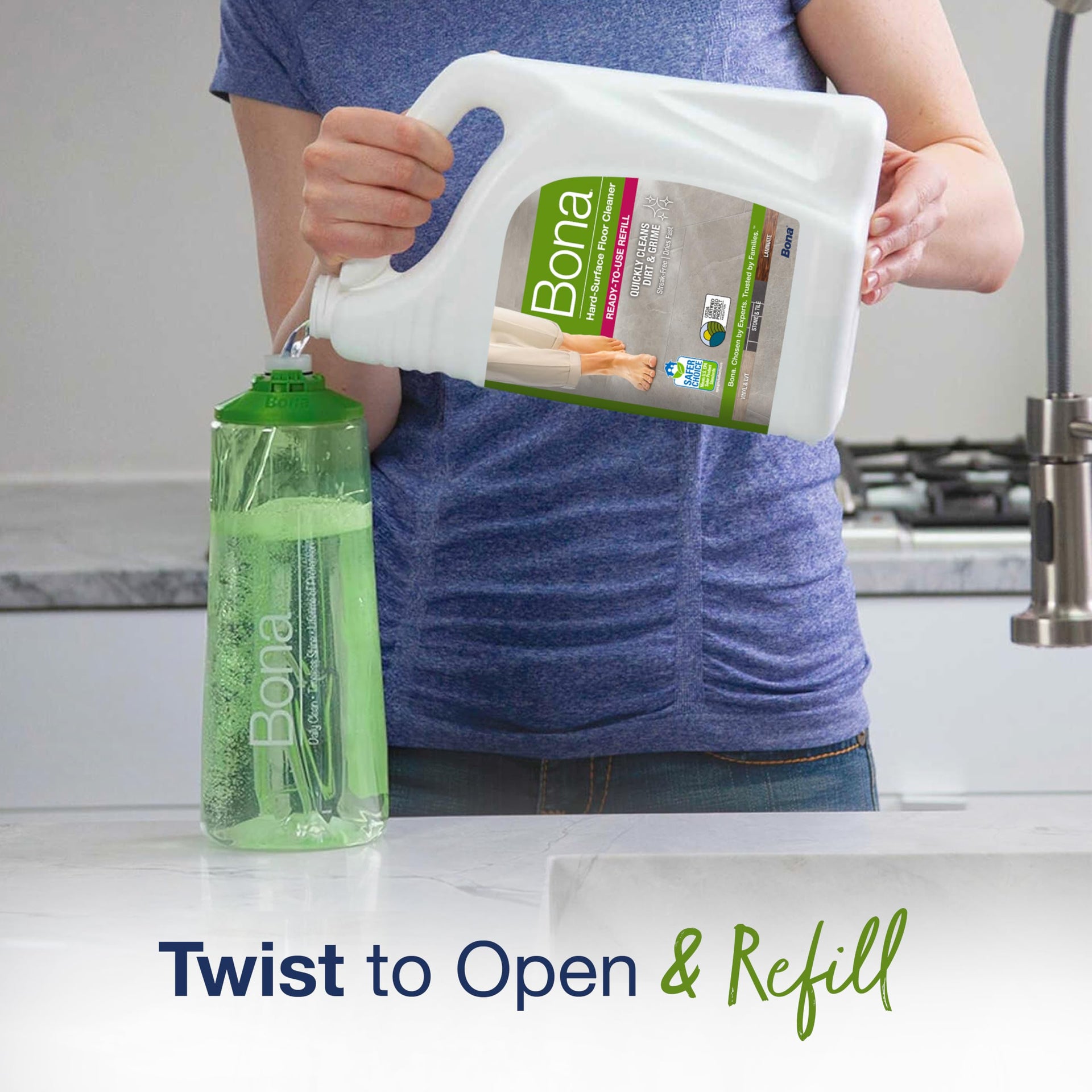 Multi Surface Floor Cleaner Refill (96 Fl Oz)