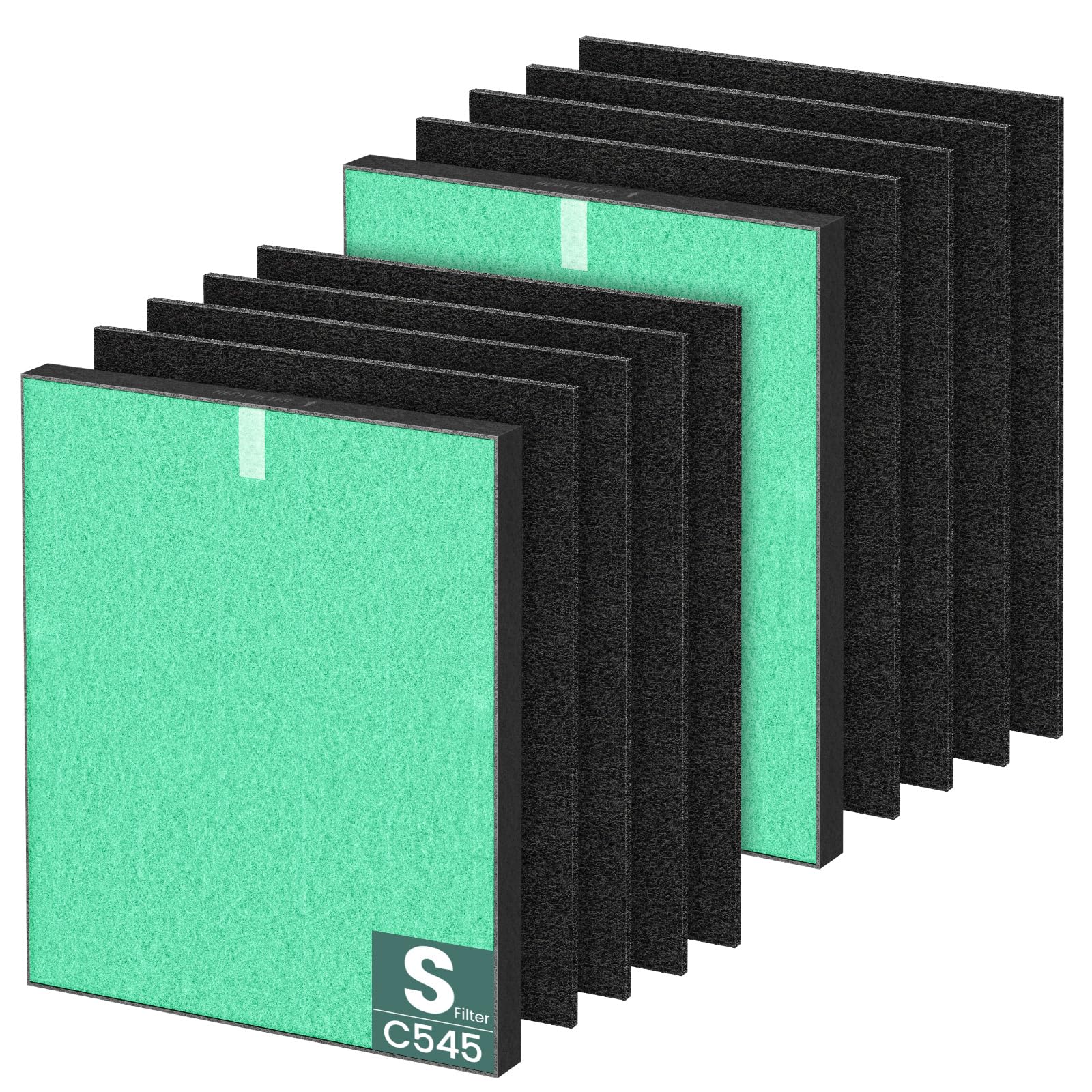 2 Pack C545 Pollen Replacement Filter S for Winix C545 Air Purifier (10 Count)