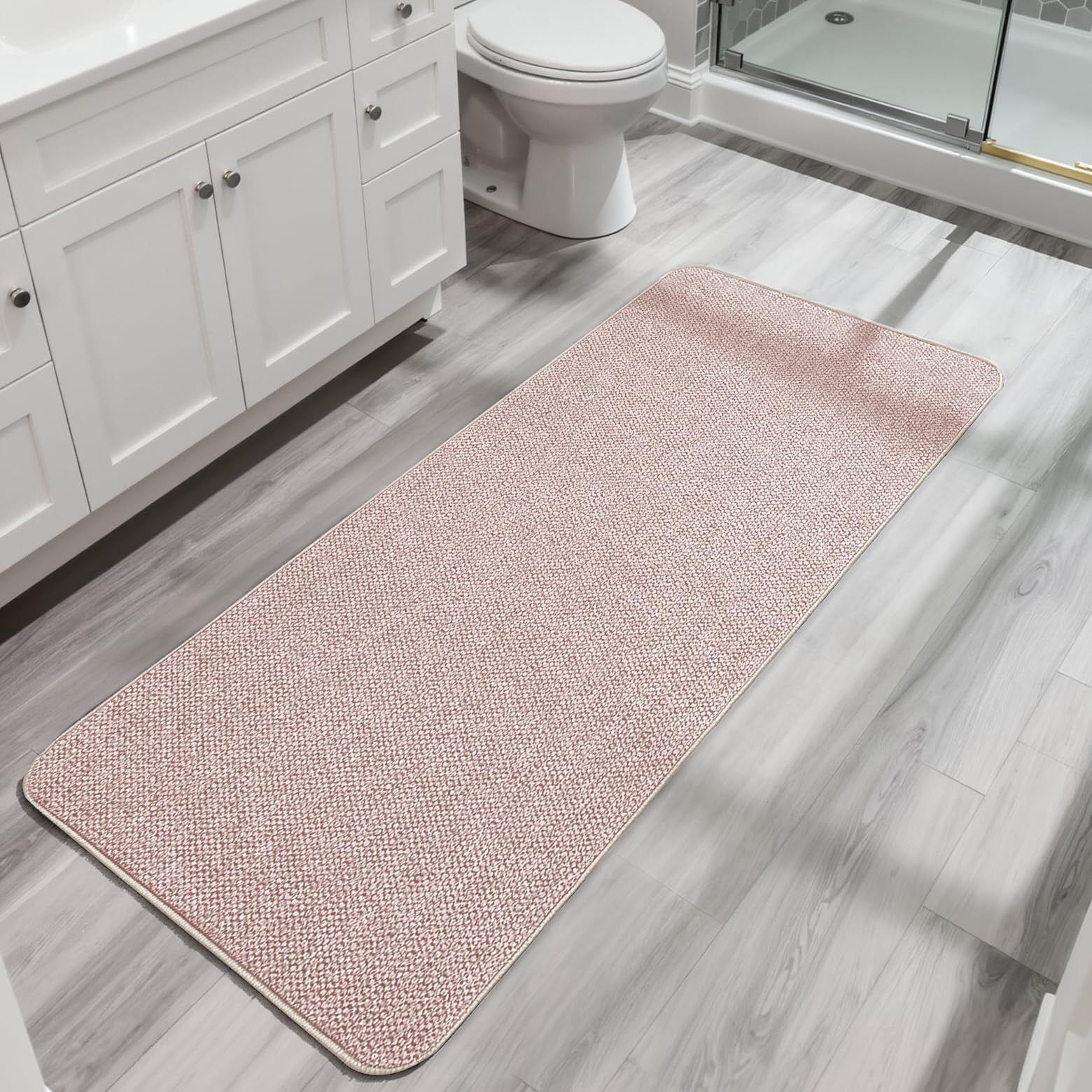Bath Mat Ultra Thin Bathroom Runner Rugs (1440 sq inches)
