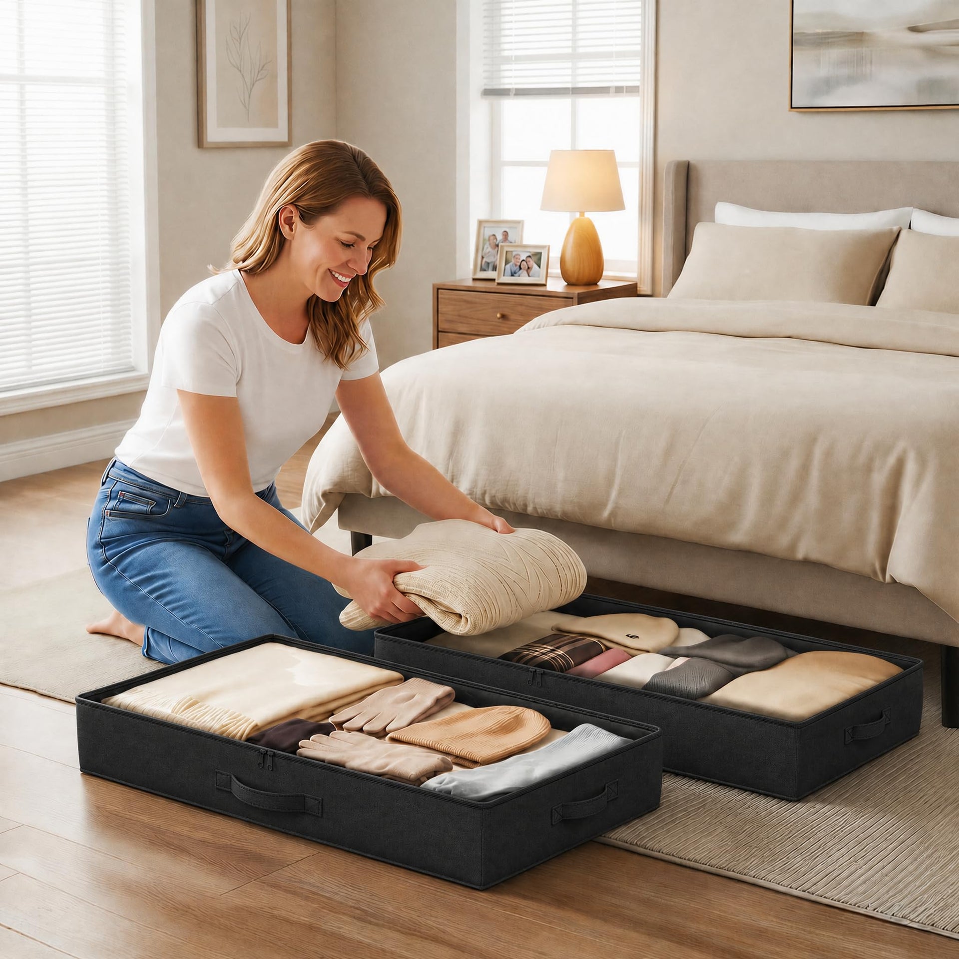 2 Pack Under Bed Storage Containers (2 Count)