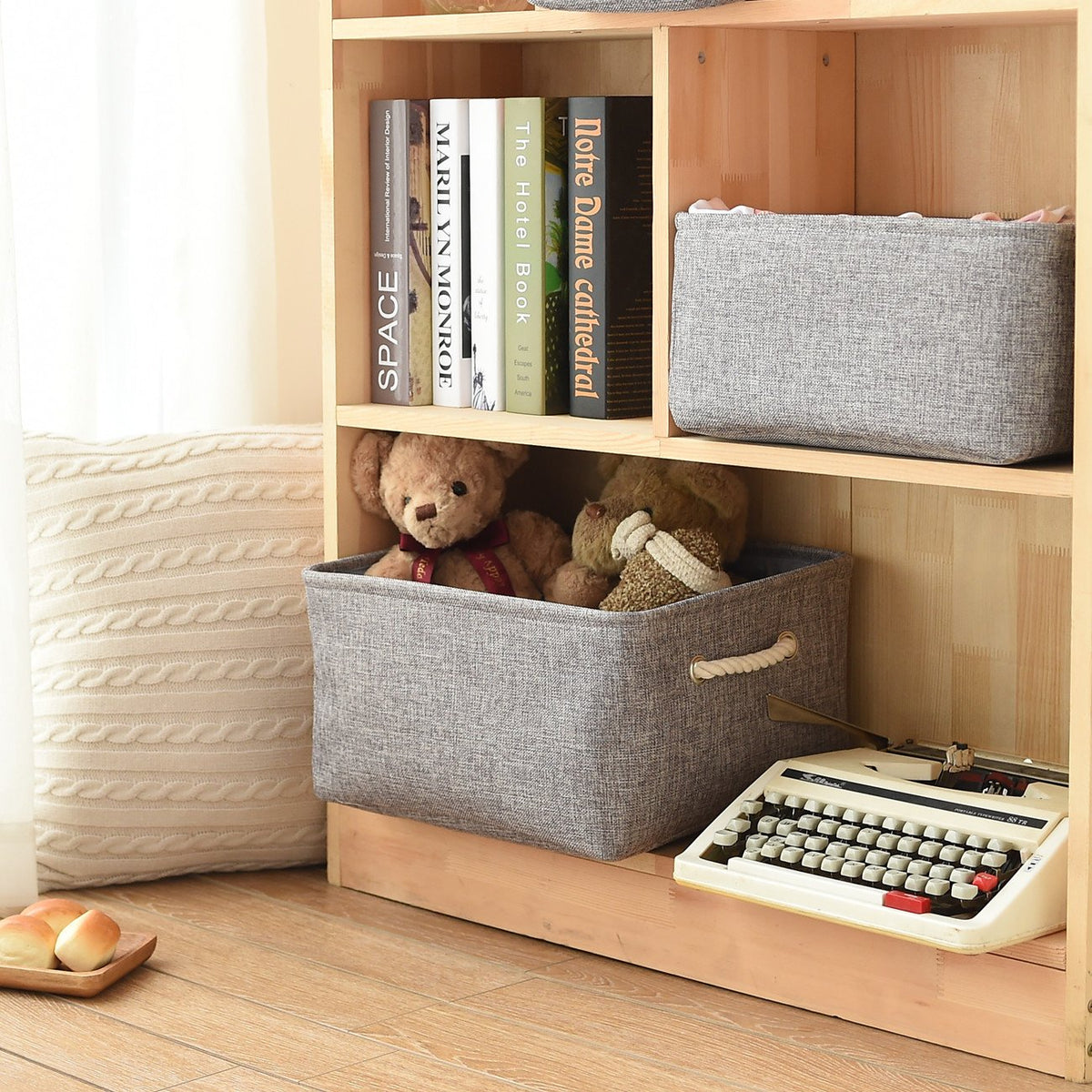 Large Storage Bins Basket (2 Count)