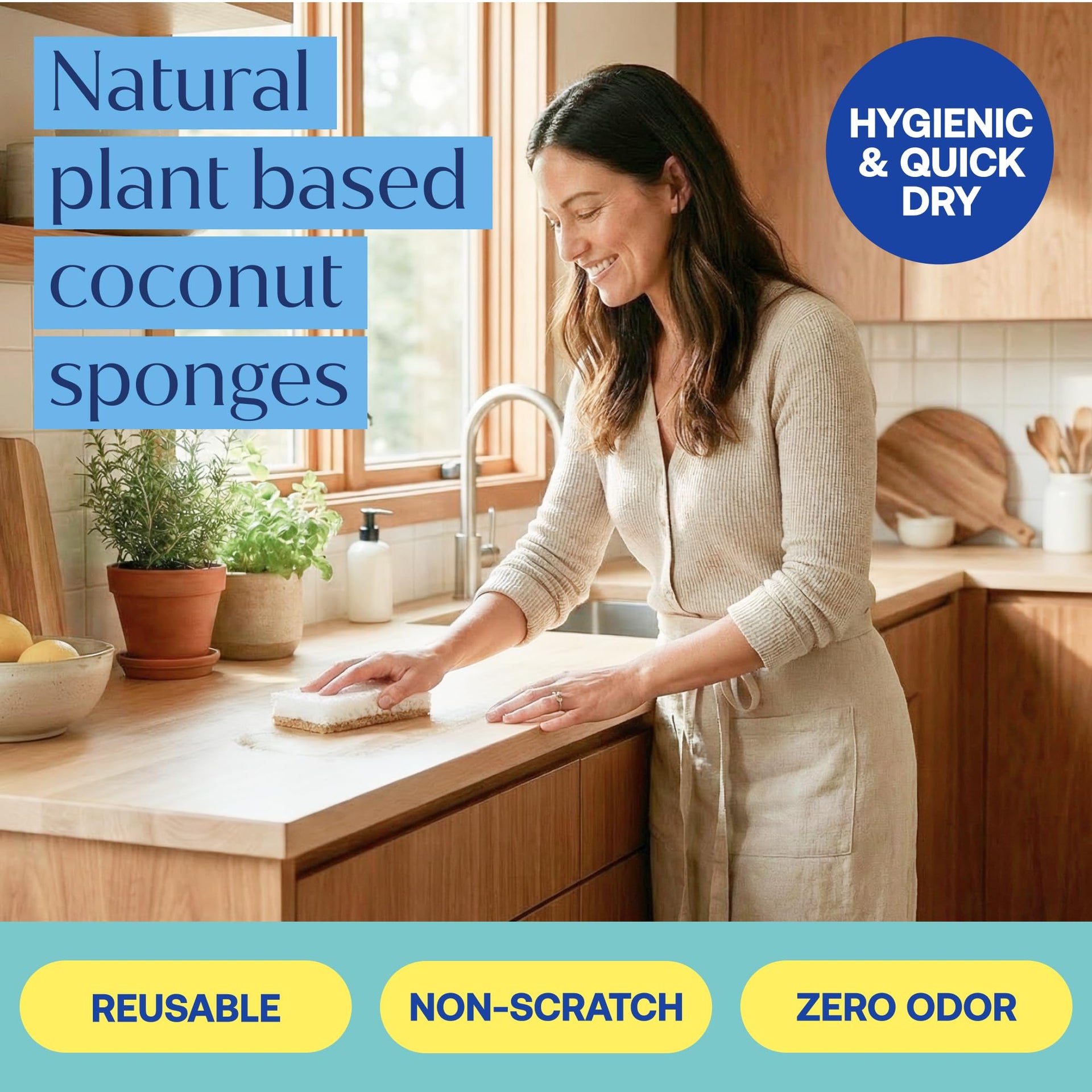 Coconut Cellulose Sponges (12 Count)