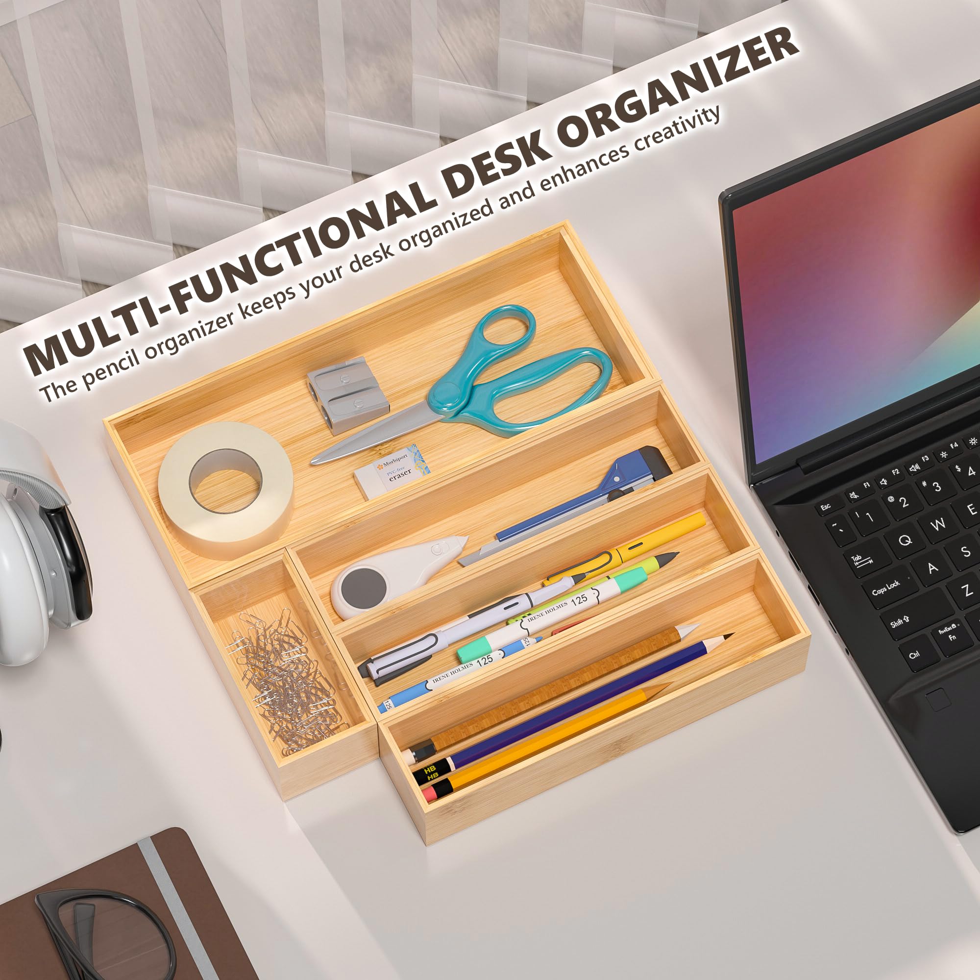 Kitchen Drawer Organizer Tray (2 Count)