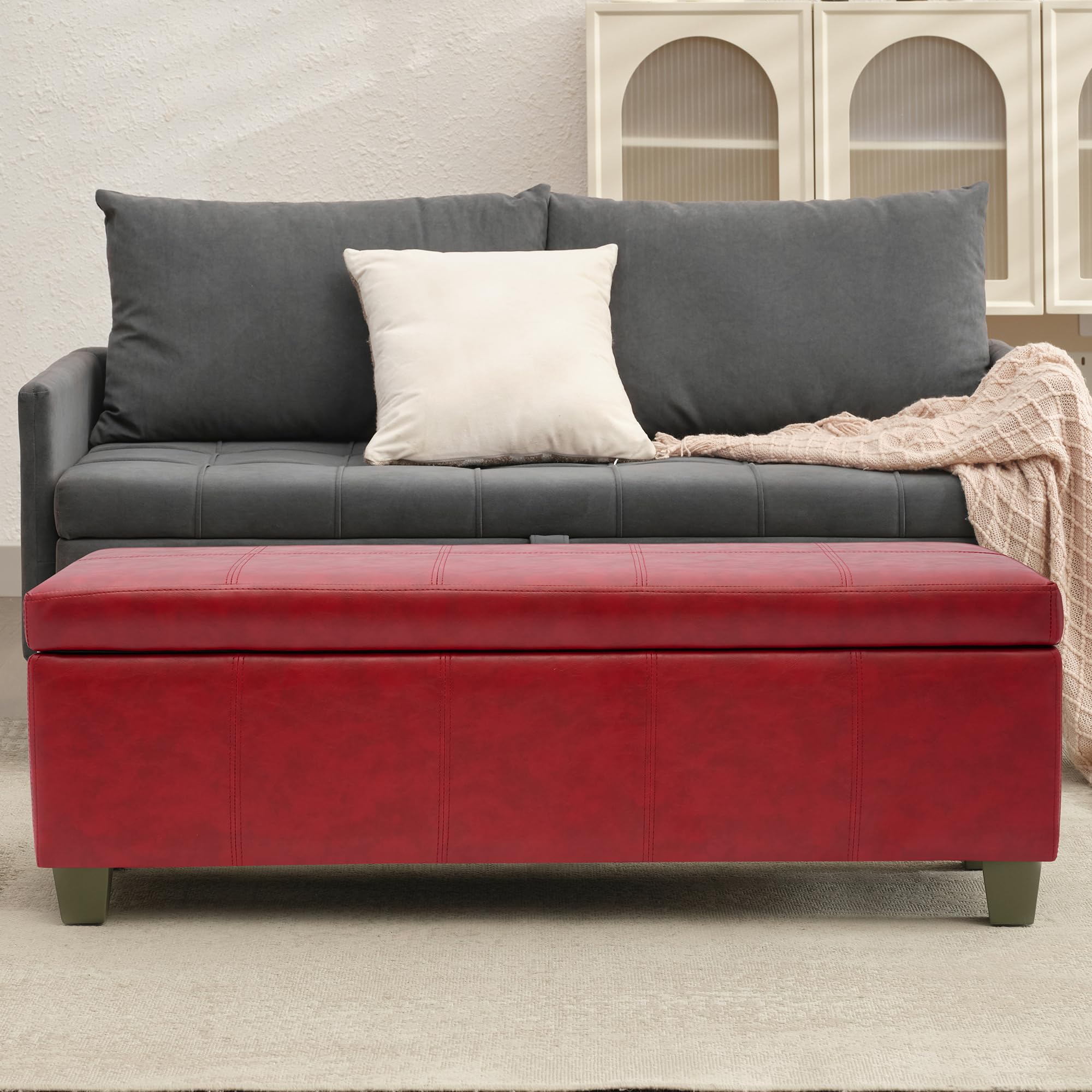 51 Inch Storage Ottoman