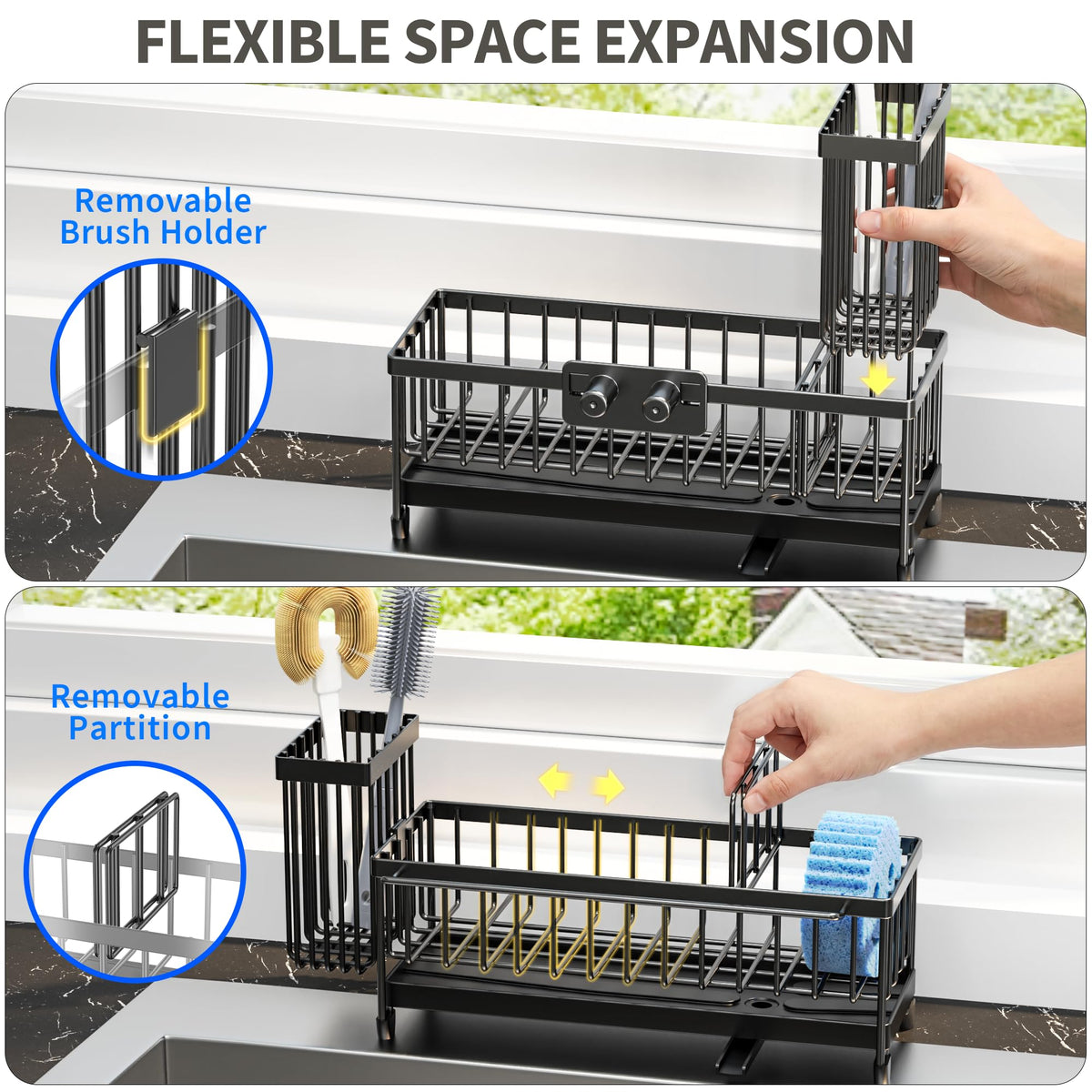 Larger Version Sponge Holder for Kitchen Sink