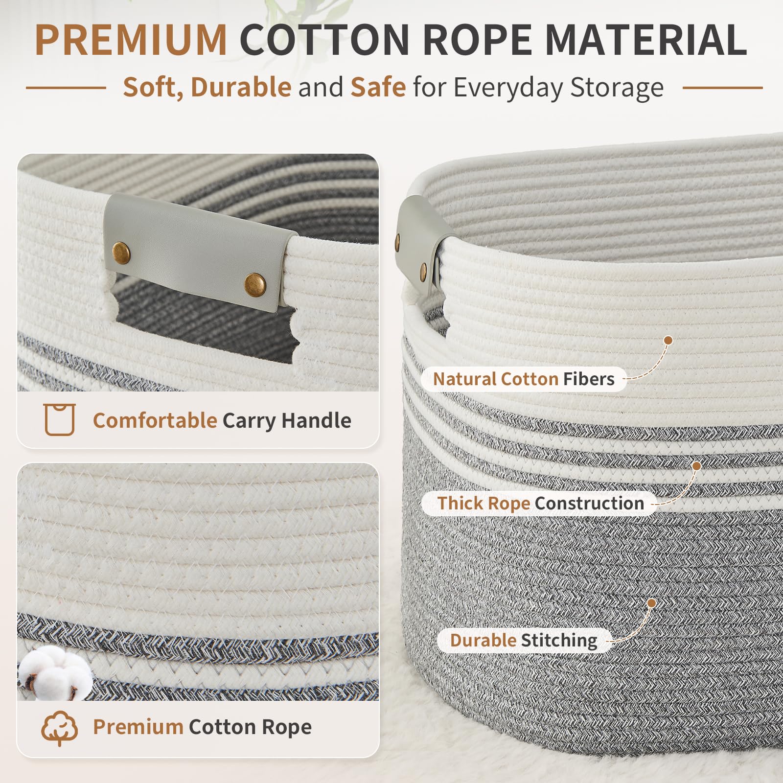 Laundry Hamper with Handles