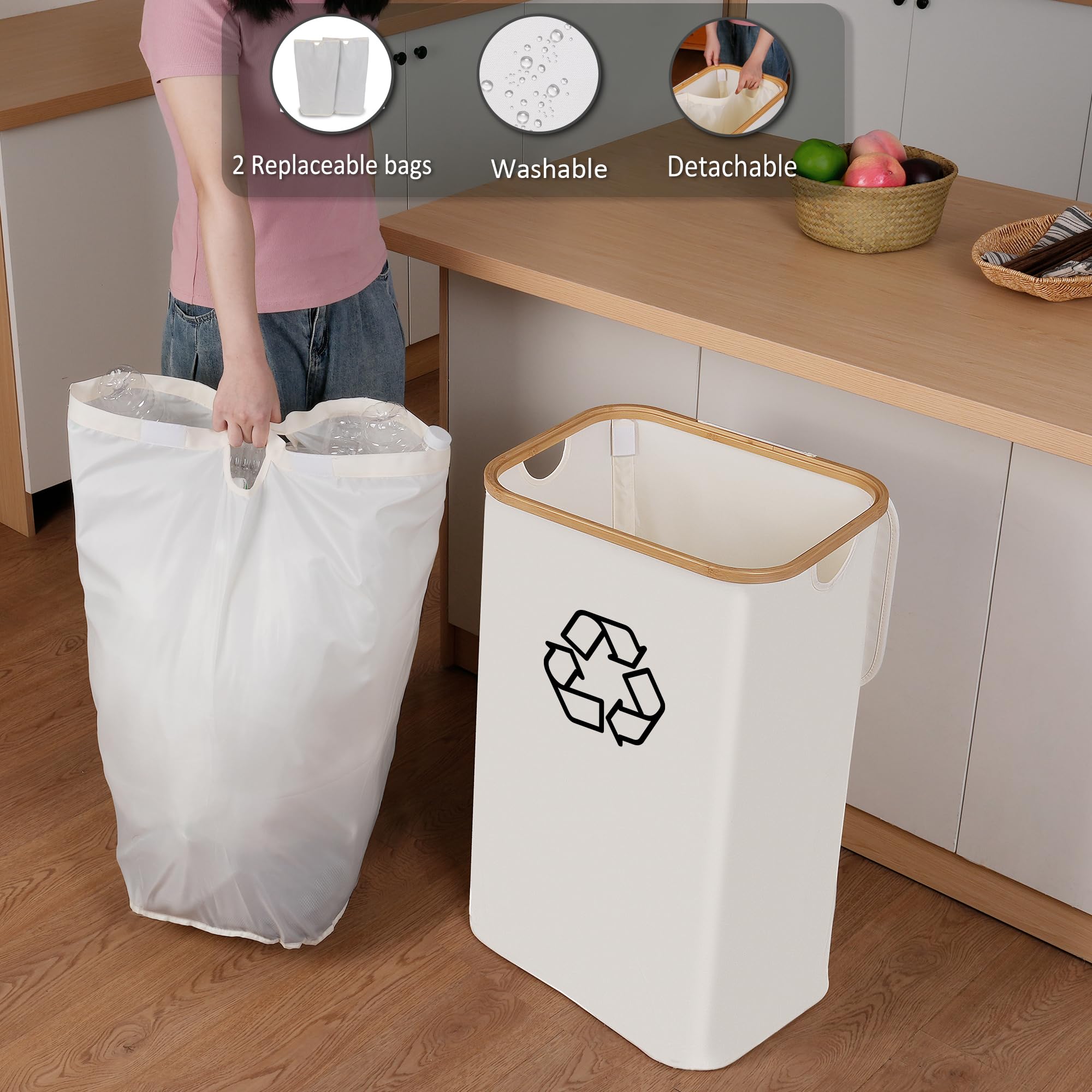 29 Gallon Recycling Bins for Kitchen