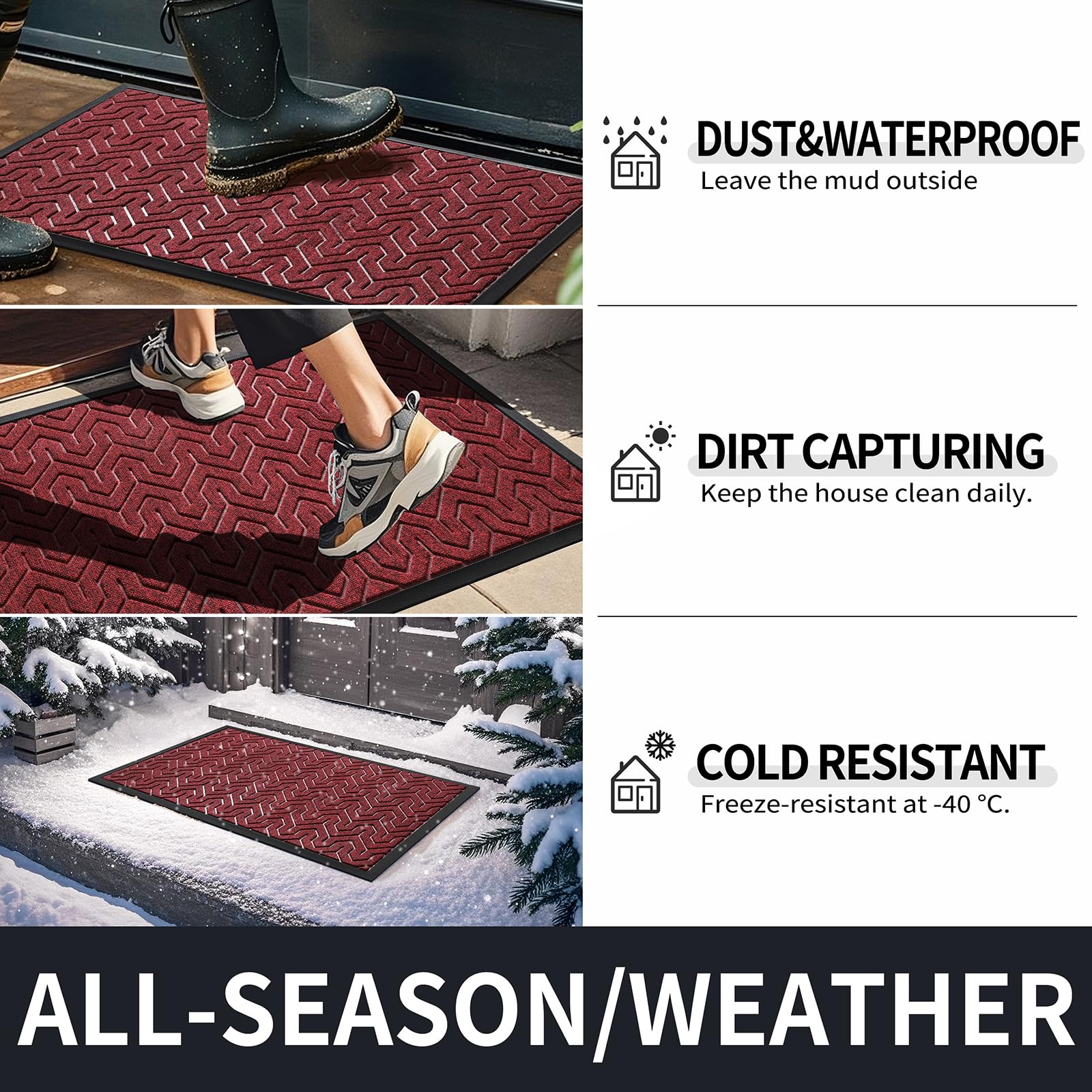 Large Door Mat Outside Entrance 47x32 (3.9361 Sq Ft)