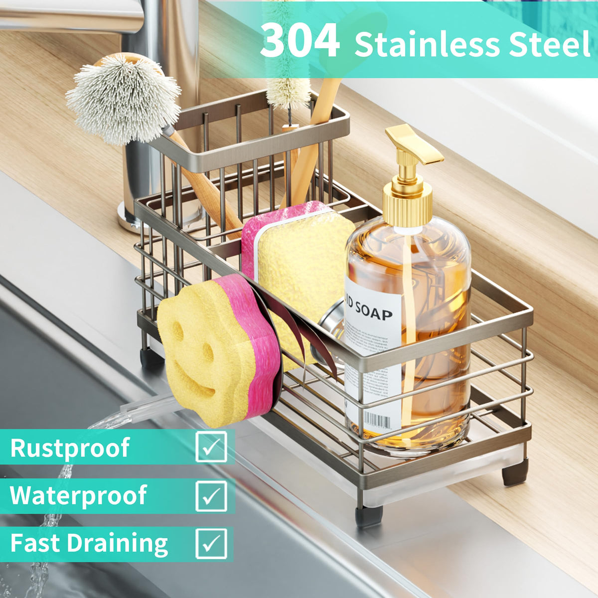 Sink Caddy Sponge Holder