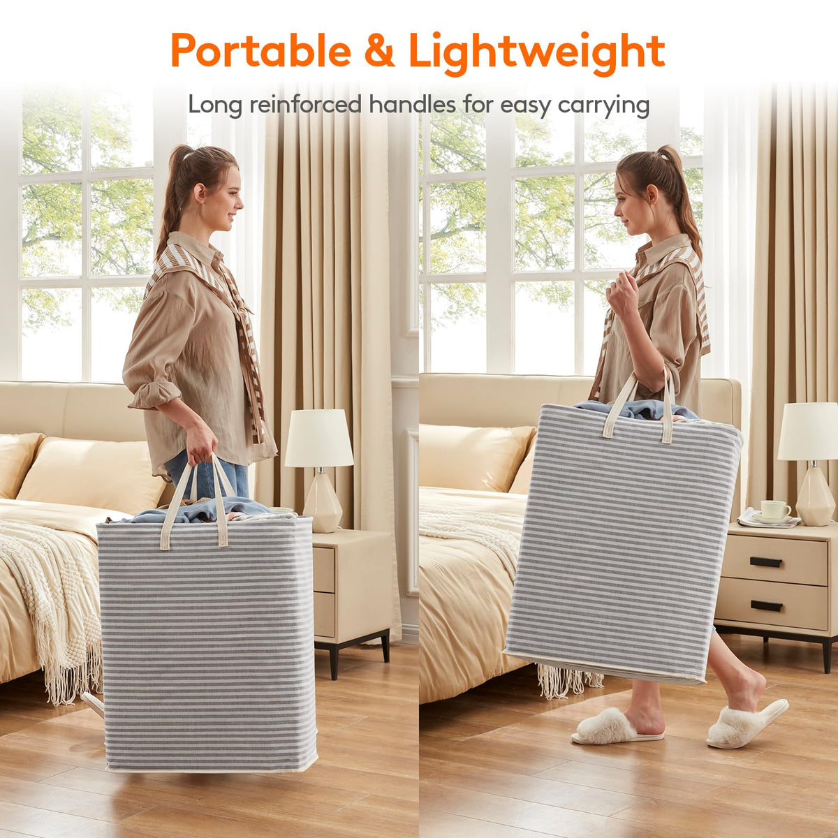 2 Pack Laundry Basket 125L Each (2 Count)