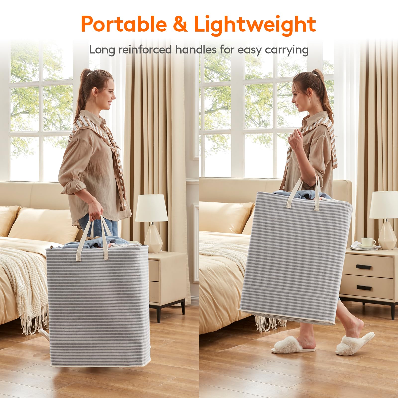3 Pack Laundry Basket 125L Each (3 Count)
