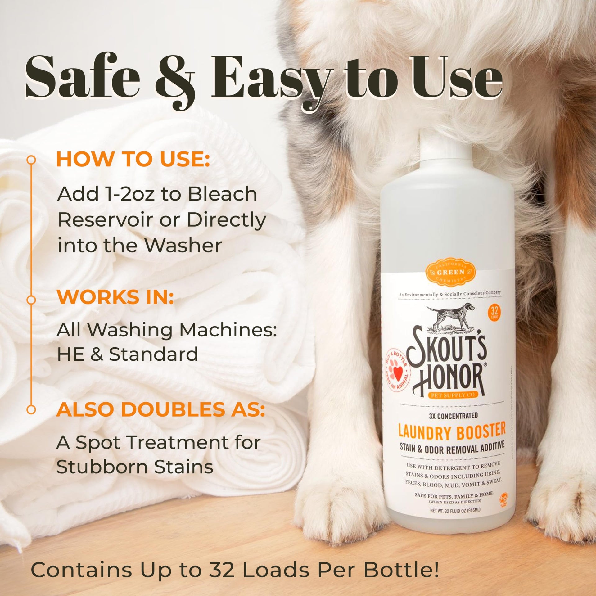 Pet Laundry Booster (64 Fl Oz)