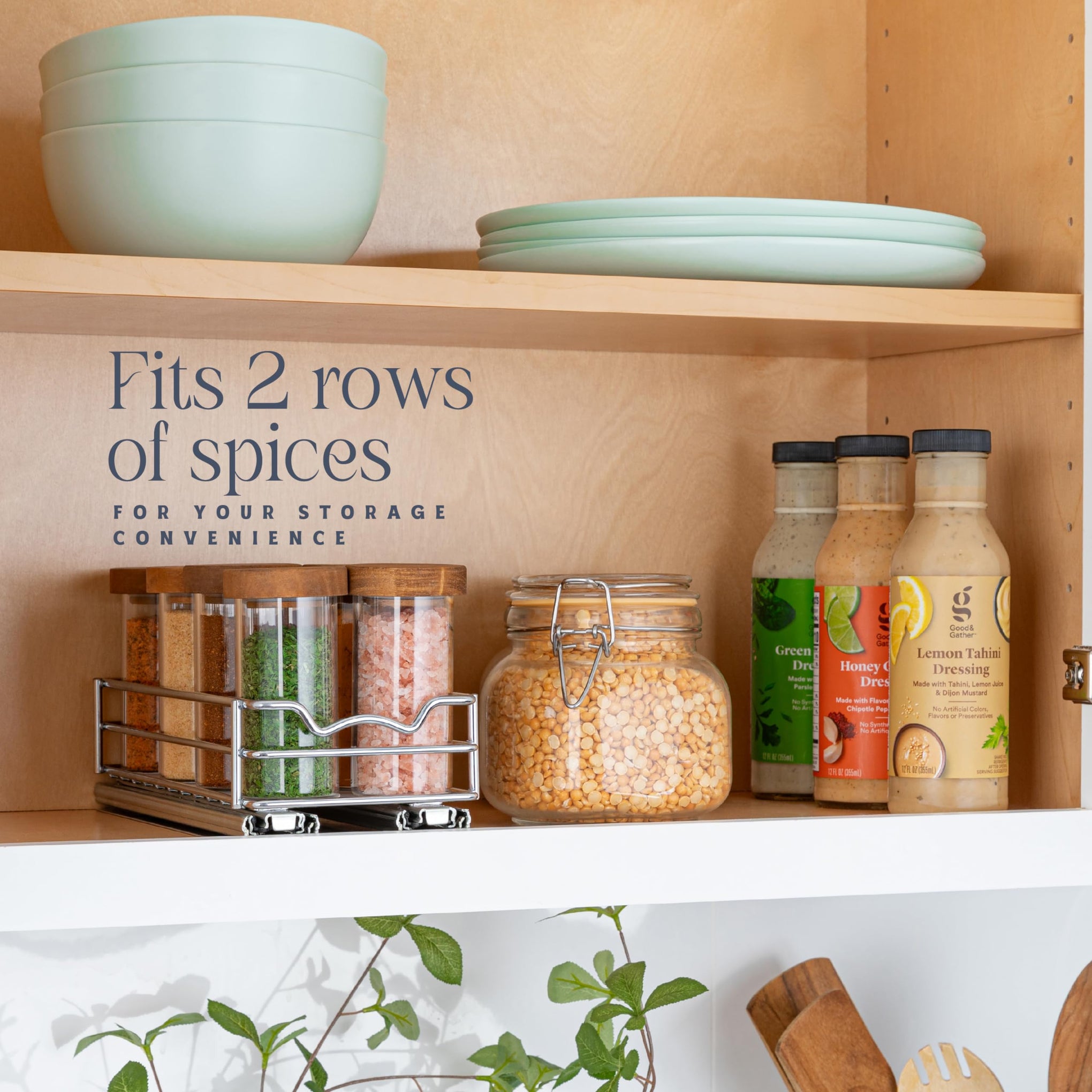 Pull Out Cabinet Organizer for Spices