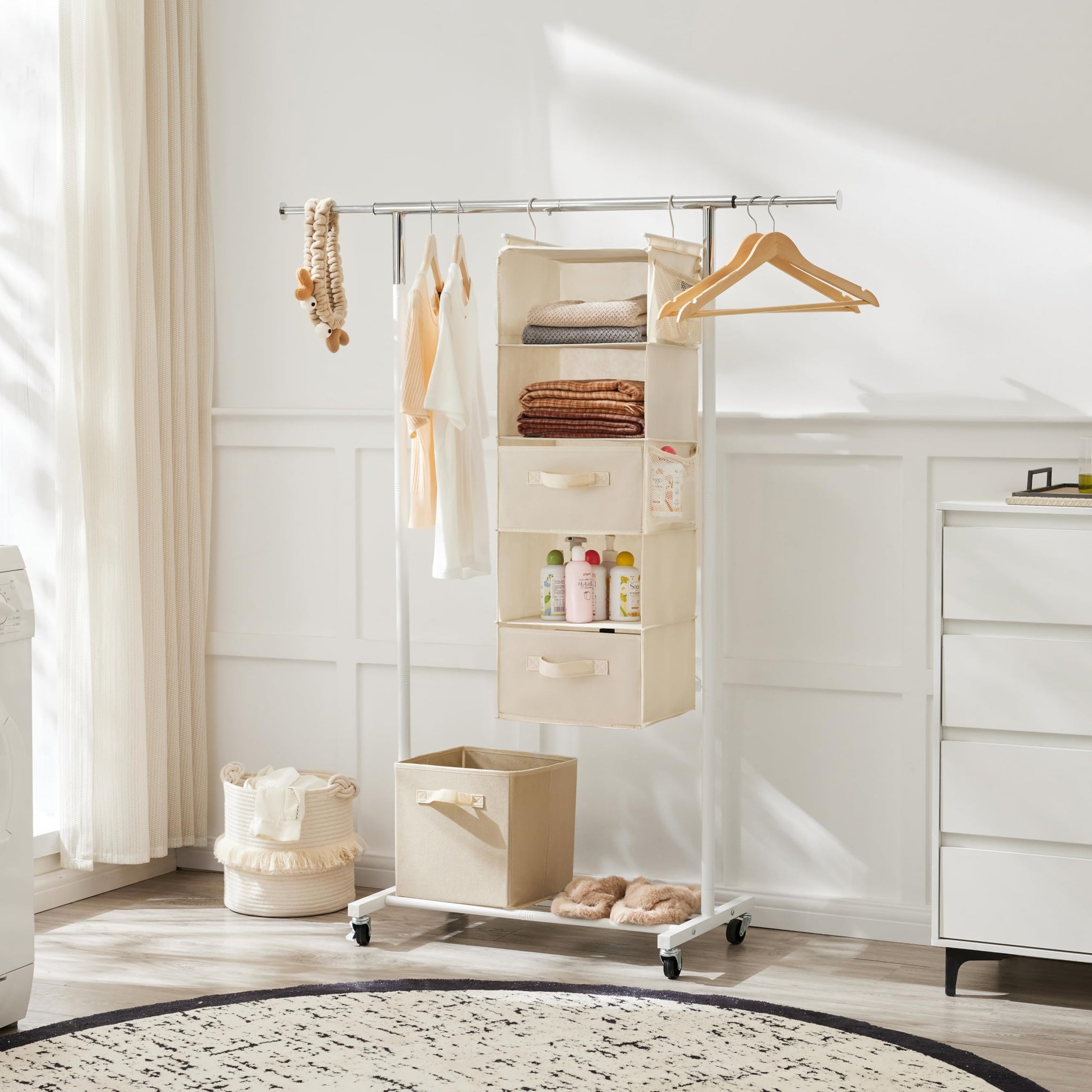 5 Tier Shelf Hanging Closet Organizer
