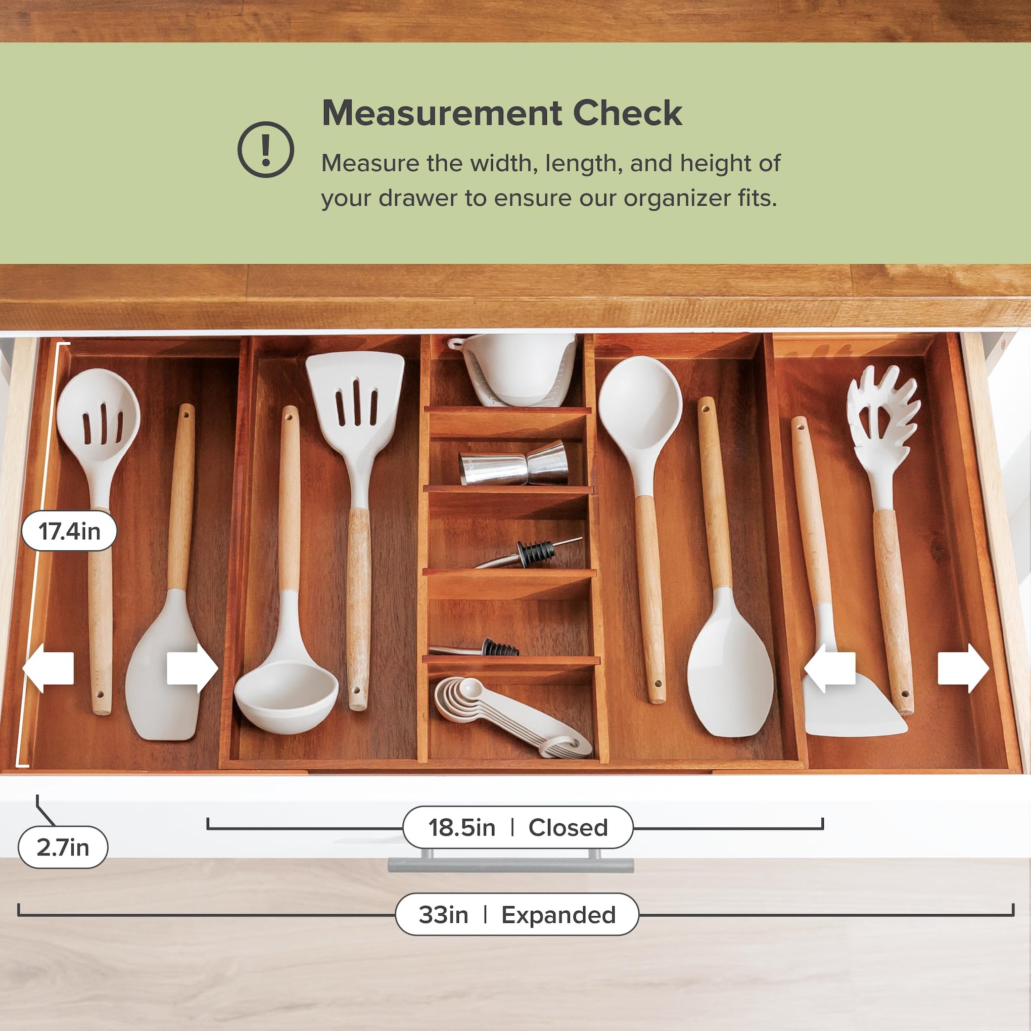 Utensil & Junk Drawer Organizer
