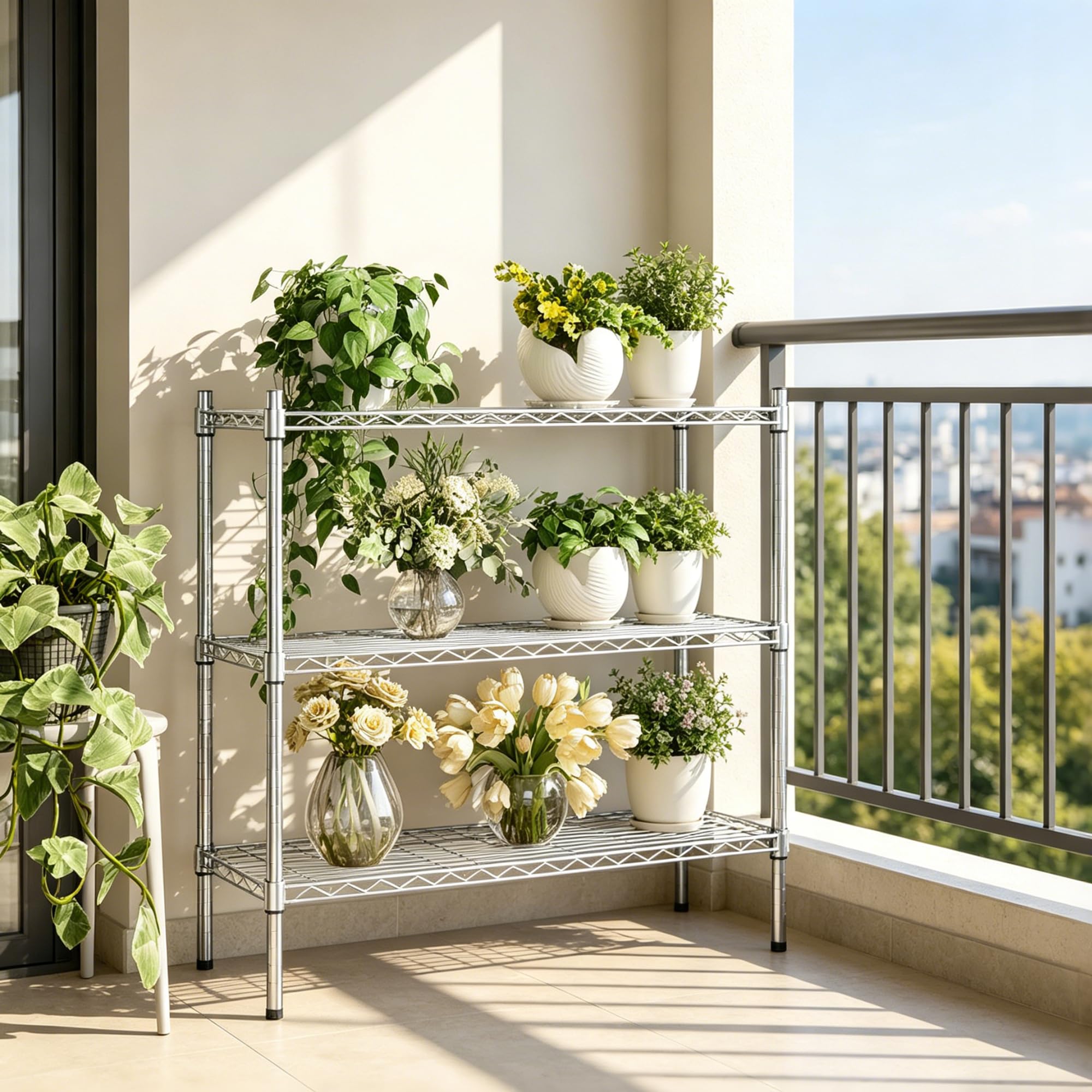 3 Tier Heavy Duty Wire Shelving