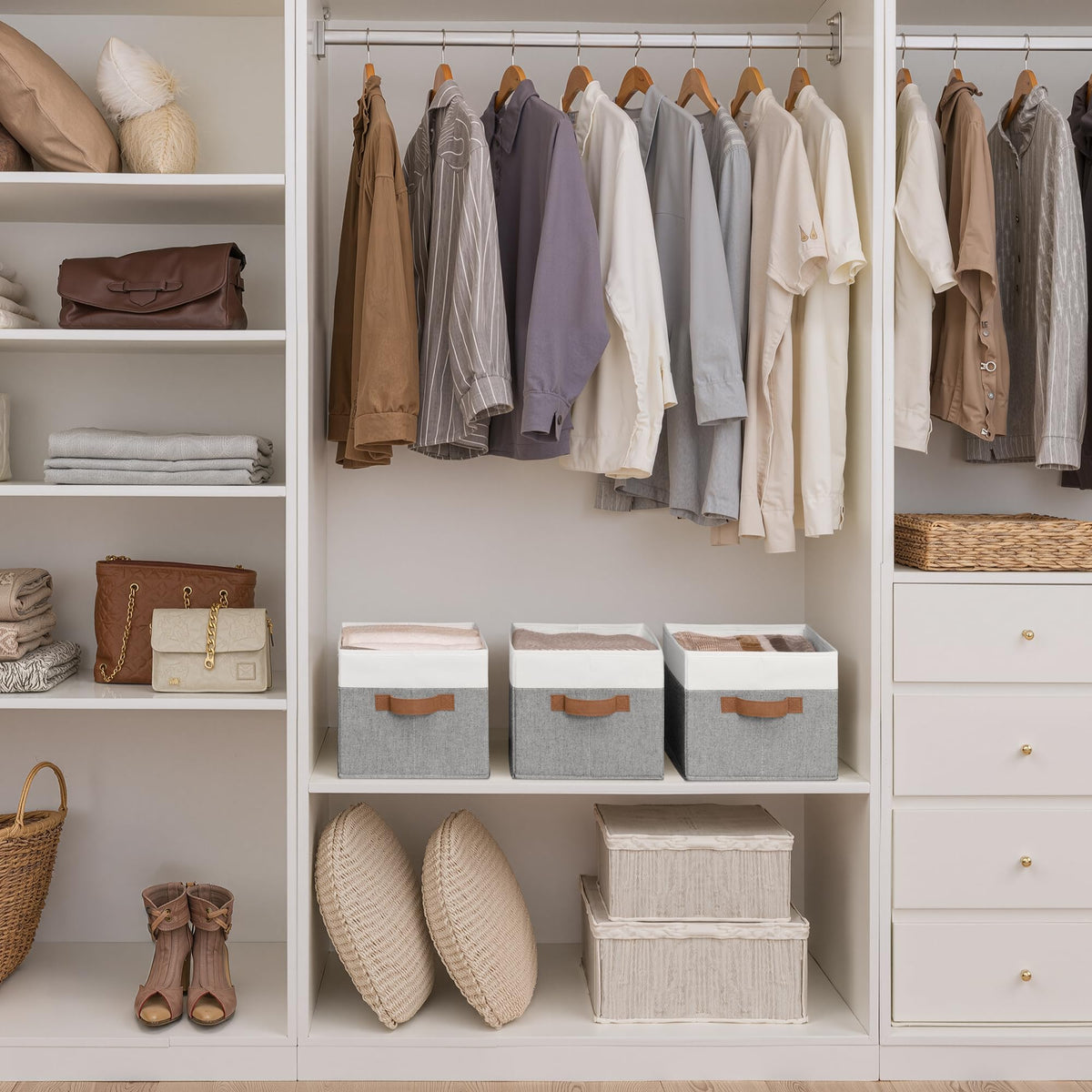 Closet Storage Bins (3 Count)