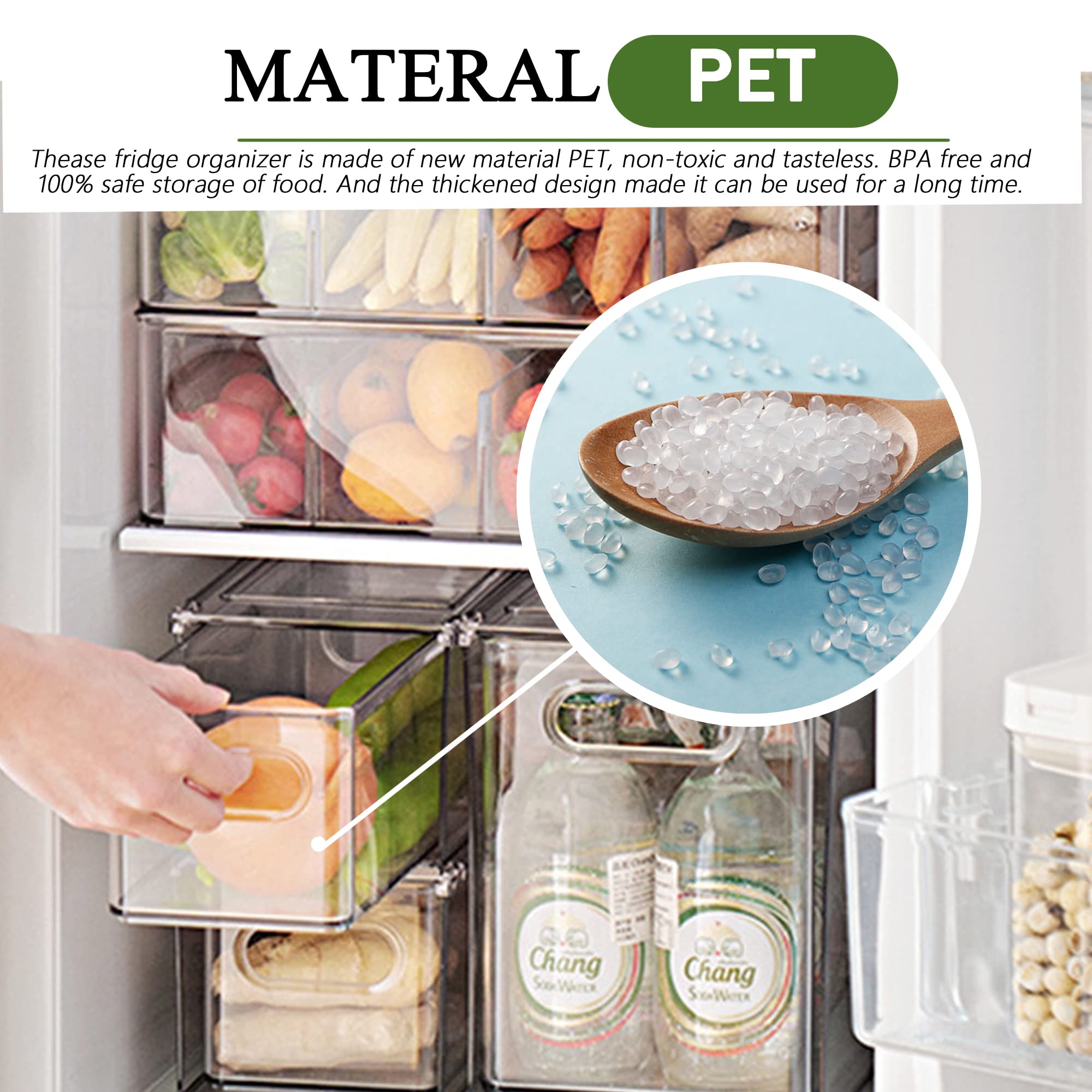 Refrigerator Organizers and Storage (2 Count)