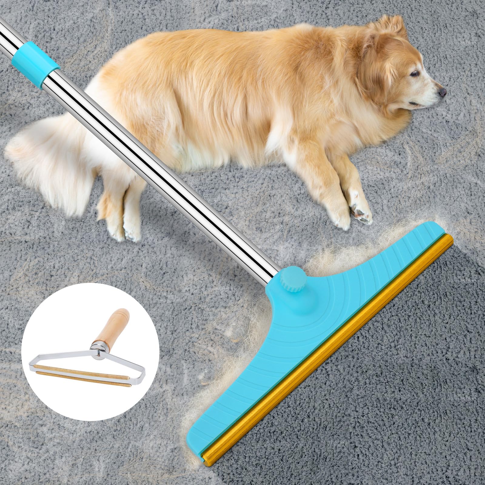 Carpet Rake for Pet Hair Removal Tool - ModHome Supplies