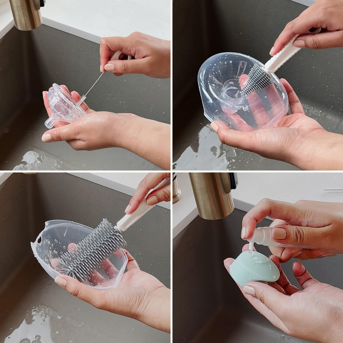 Travel Cleaning Kit & Drying Rack
