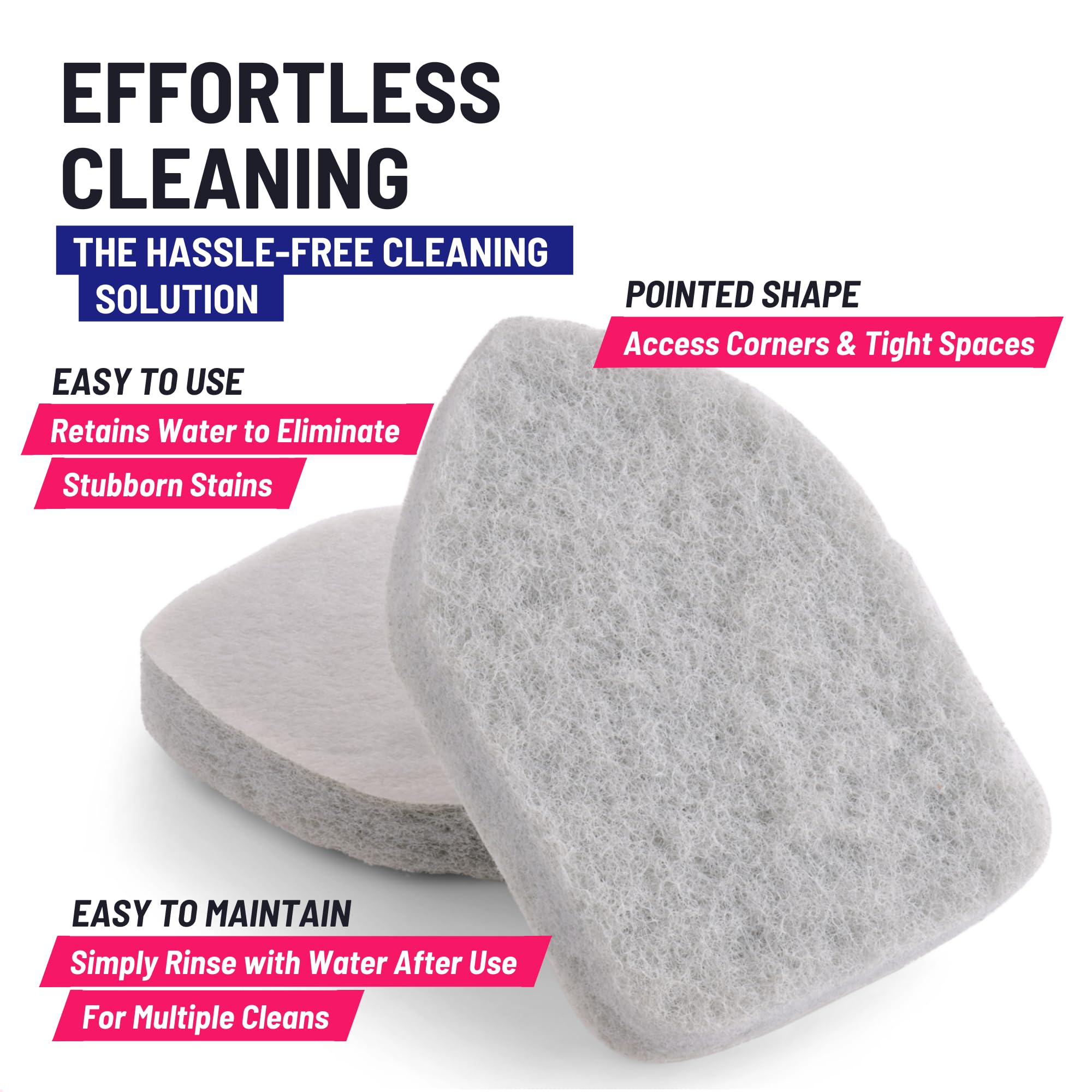 Scrubber Sponge Refill for 3 in 1 Moku Home Shower Scrubber (2 Count)
