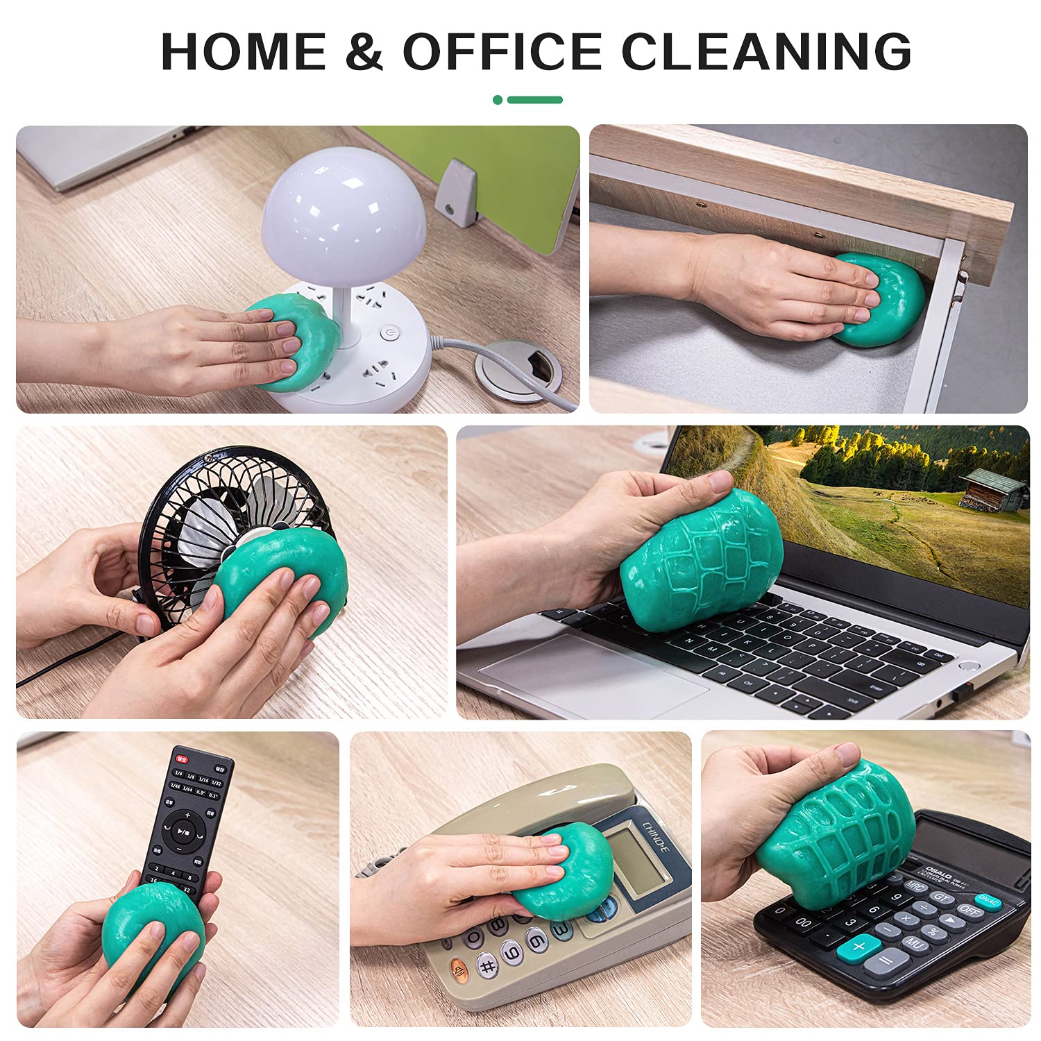 2pack Cleaning Gel for Car Putty Slime Car Accessories Cleaner Kit