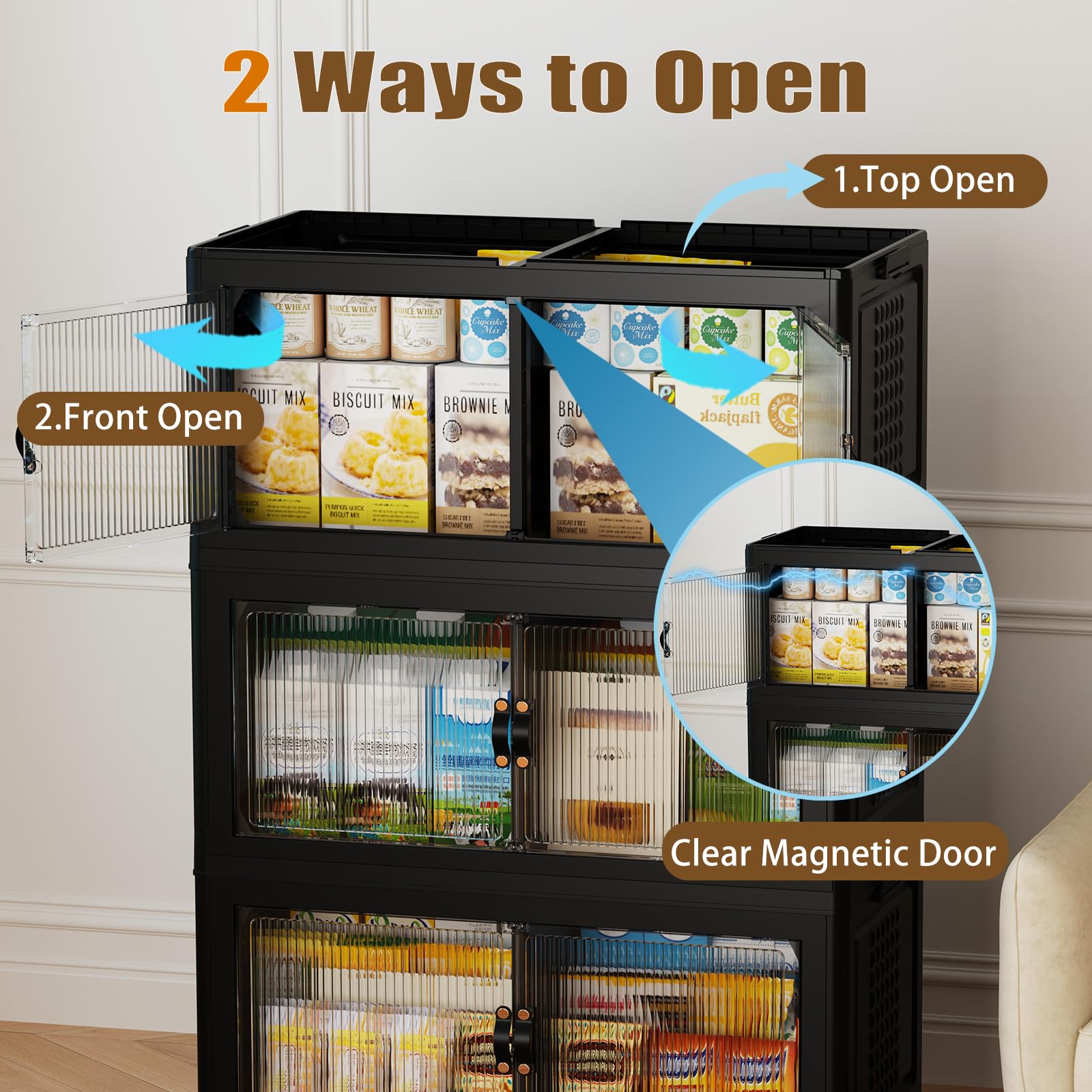 579Qt Stackable Storage Bins