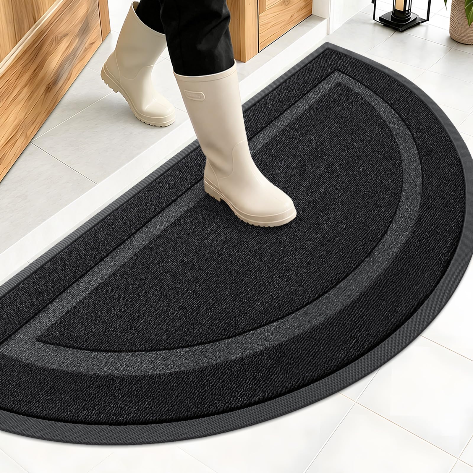 Half Circle Front Door Mat Outside 47x23 All