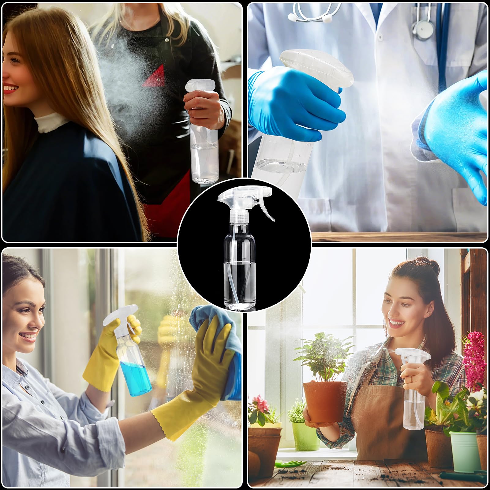 Plastic Spray Bottles 8.8oz (3 Count)
